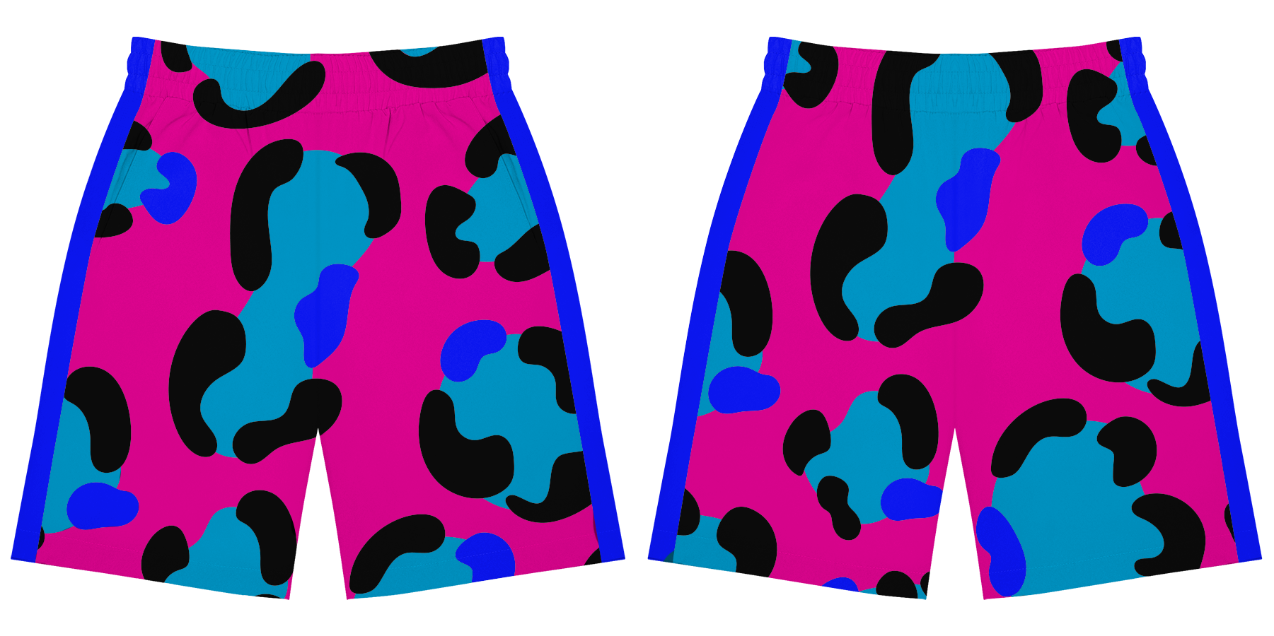 Custom cow print adult youth unisex shorts - Short