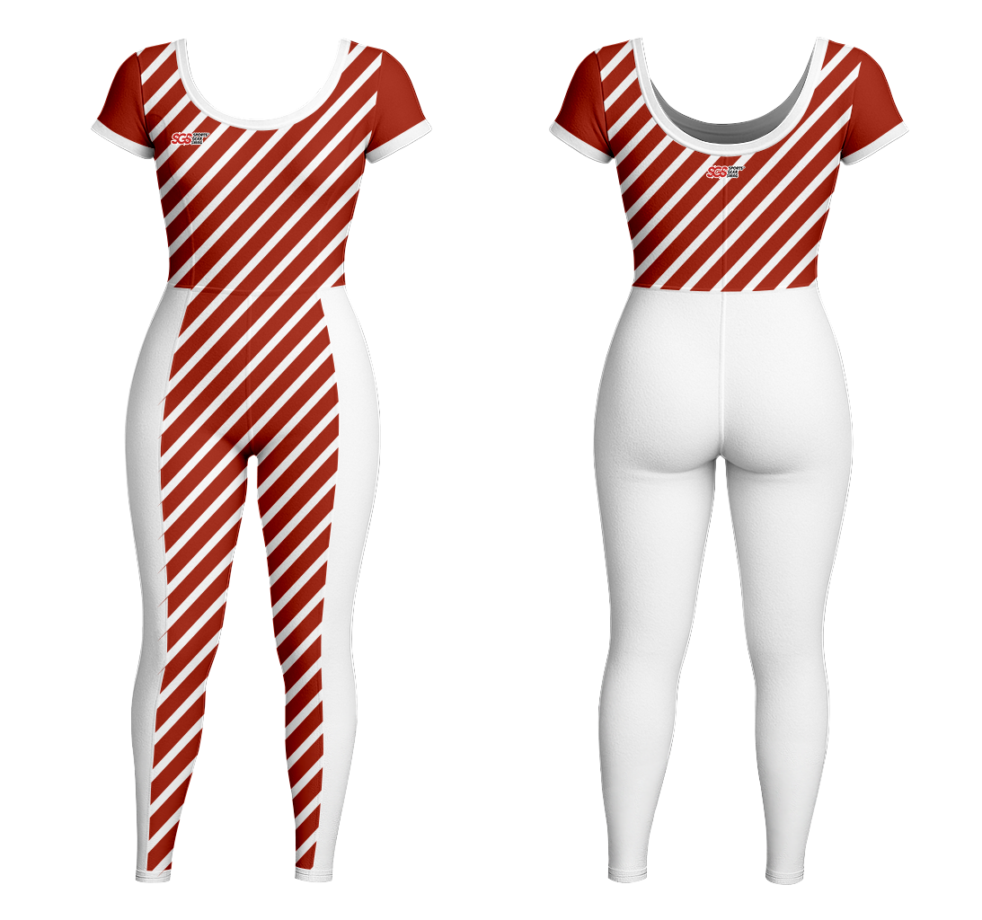 Custom women short sleeve unitards dance uniform linear beat - Dance-bodysuits