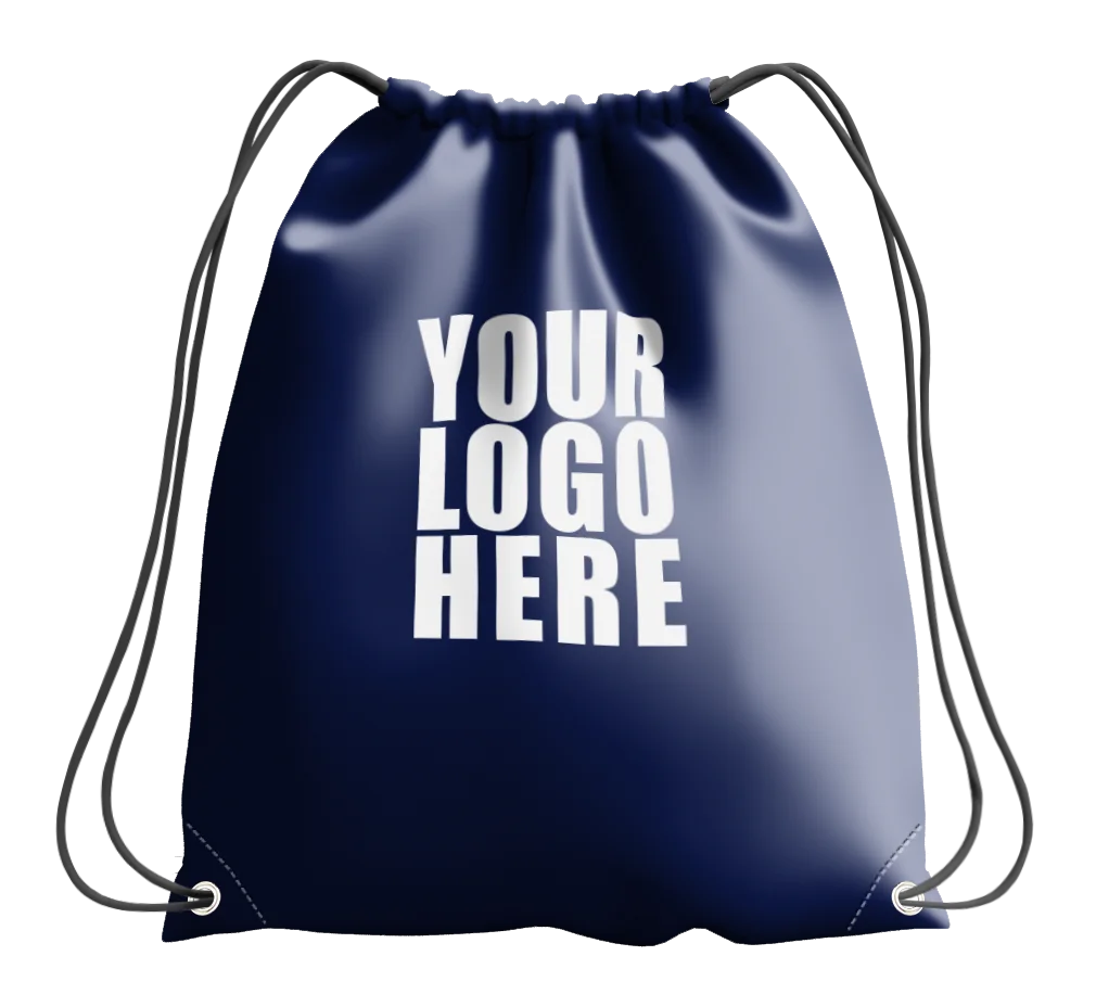 Drawstring bag with zipper ocean depths - Drawstring-bag