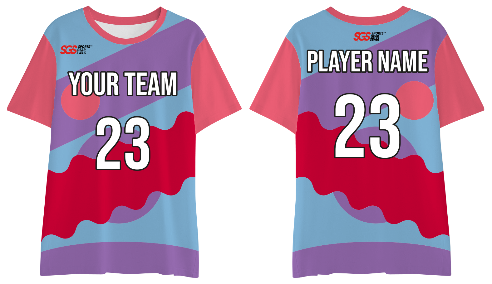 Custom moisture-wicking multicolor adult youth unisex shirt - Pickleball-jerseys