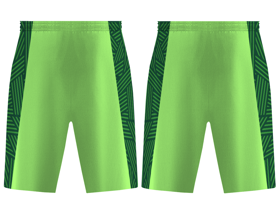 Custom criss-cross stripe adult youth unisex basketball shorts - reversible uniform - Short