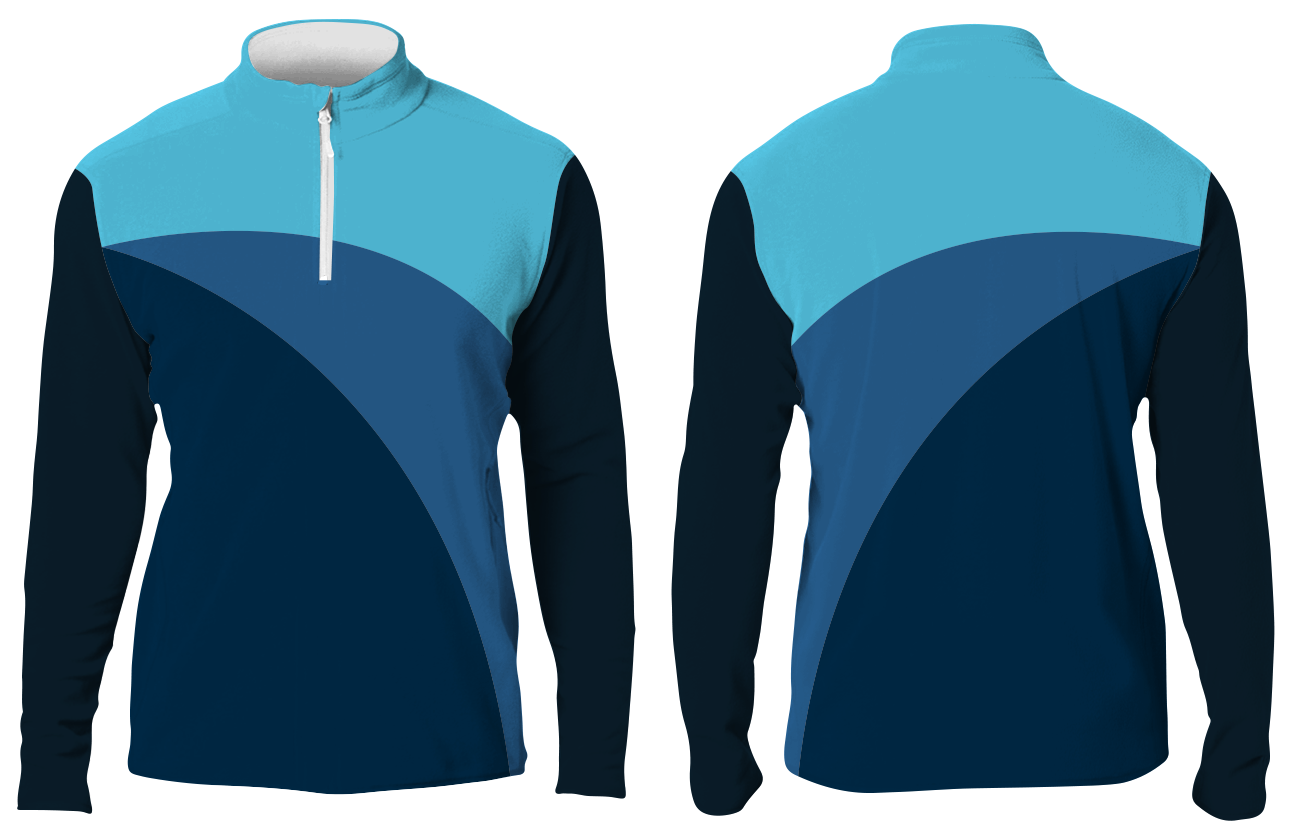 Custom three-way quarter-zip adult youth unisex jacket - Jacket