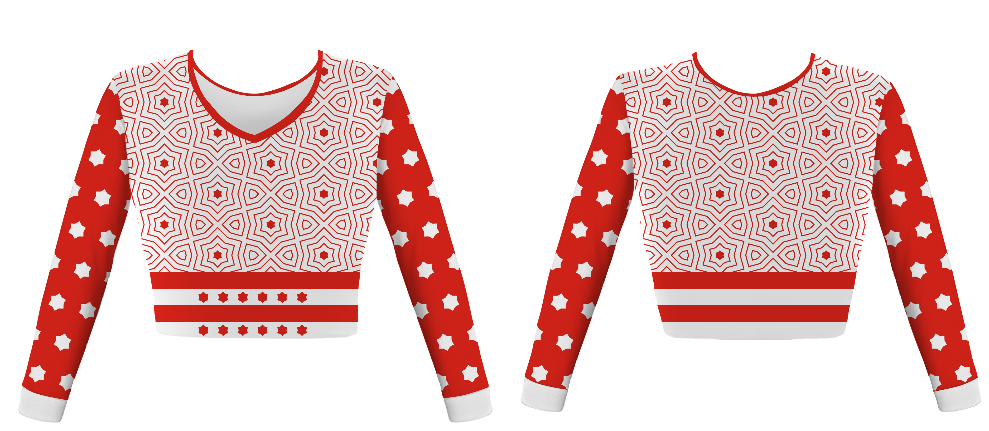 Custom little  stars adult youth unisex cheerleading long sleeve jersey - Jersey