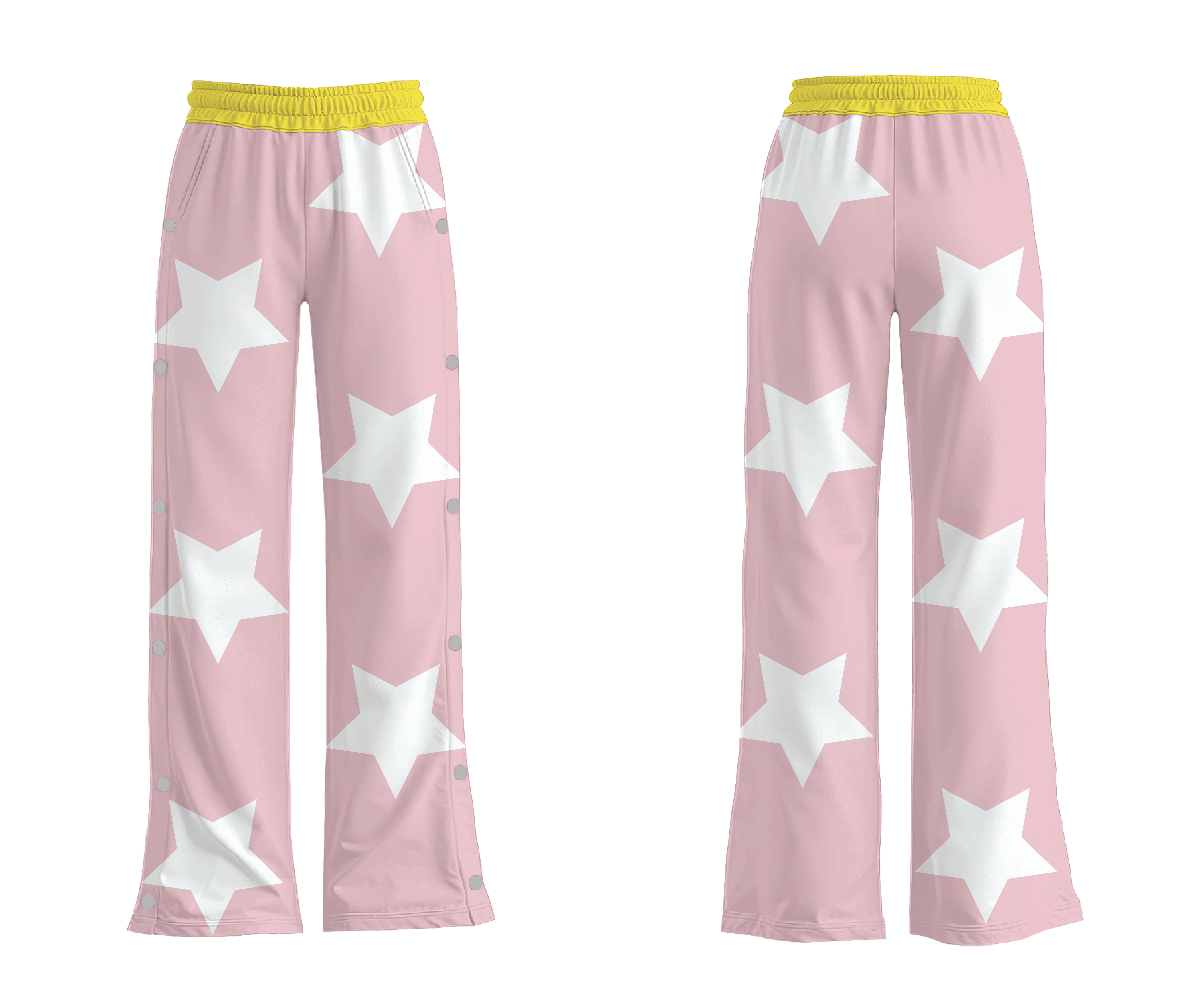 Custom breakaway wide leg pants adult youth unisex astral design - Wide-leg-pants