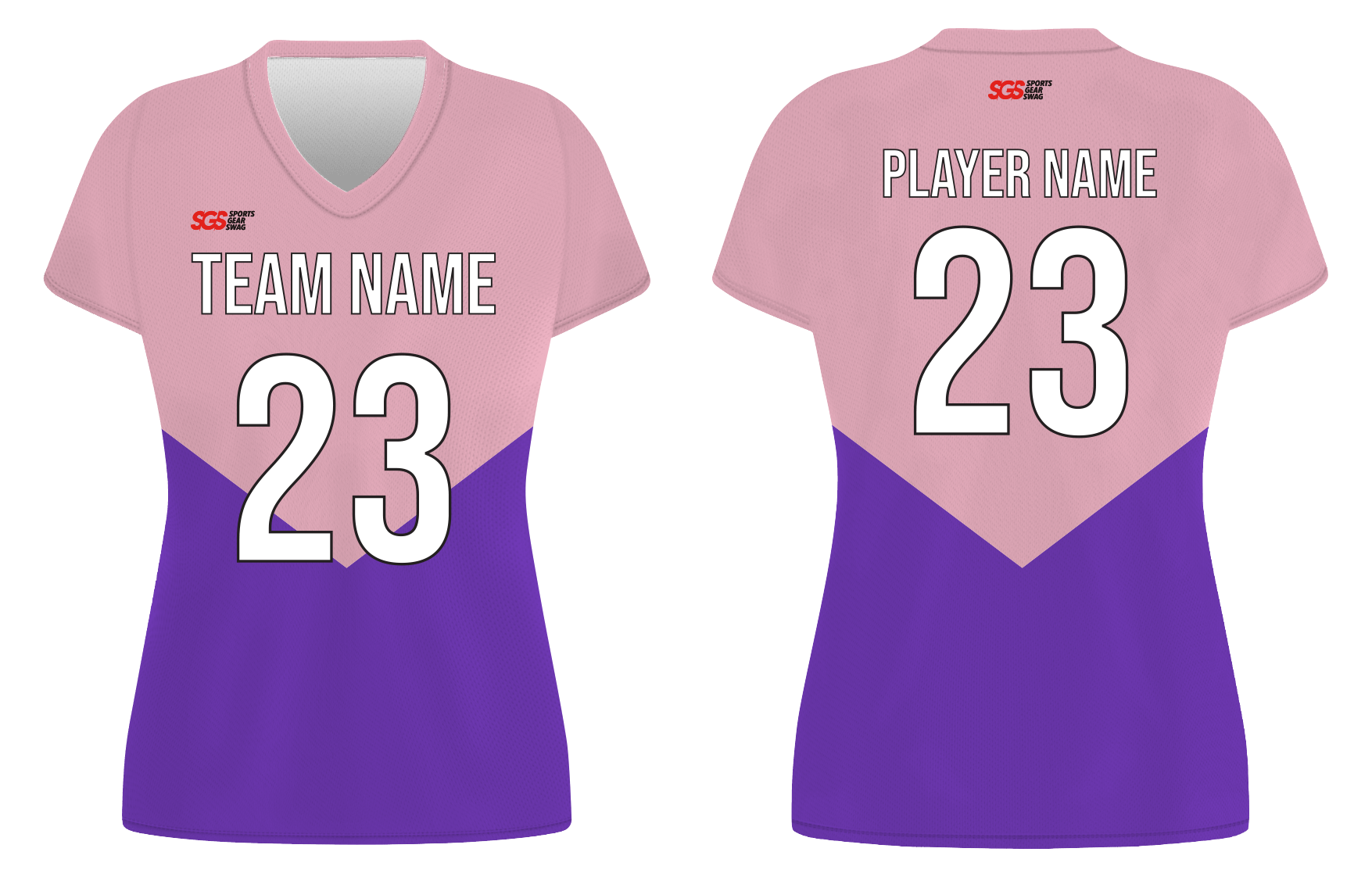 Custom purple solids adult youth volleyball jersey - Jersey