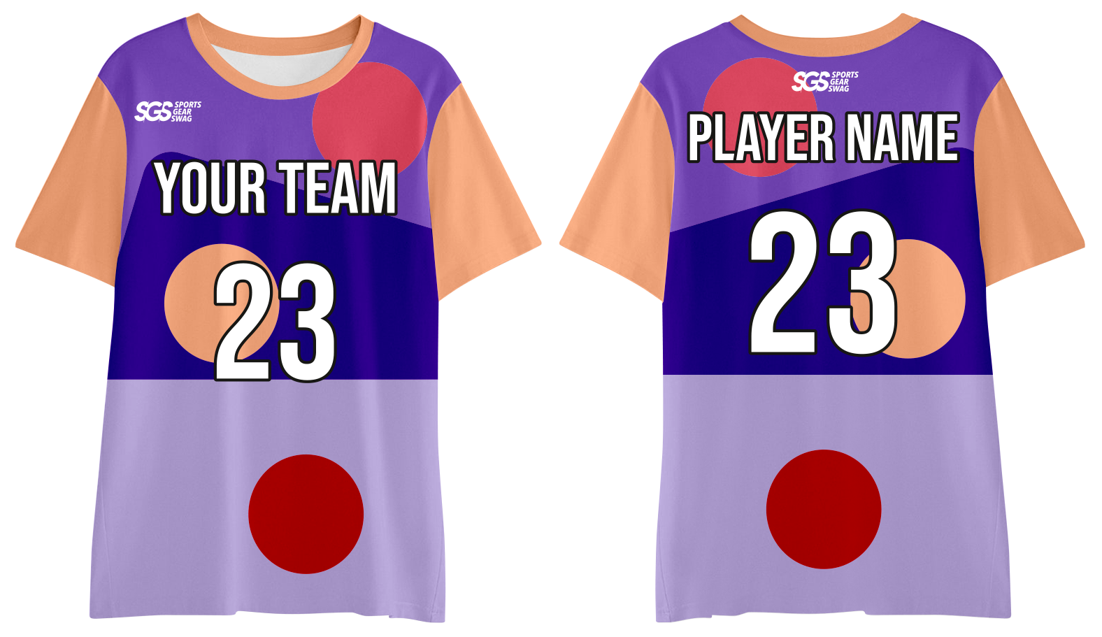 Custom moisture-wicking round adult youth unisex shirt - Jersey