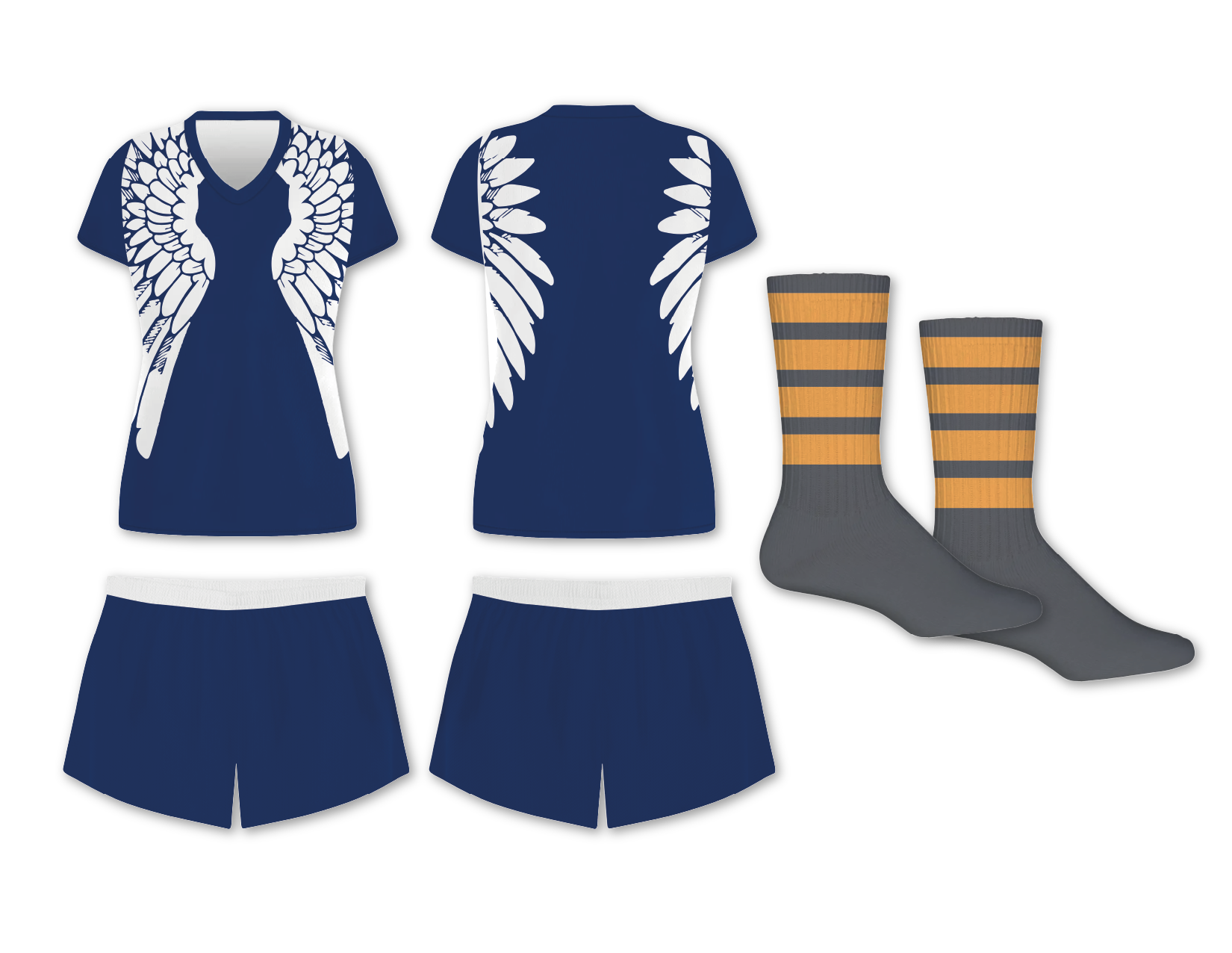 Custom eagle animals adult youth volleyball jersey - Jersey