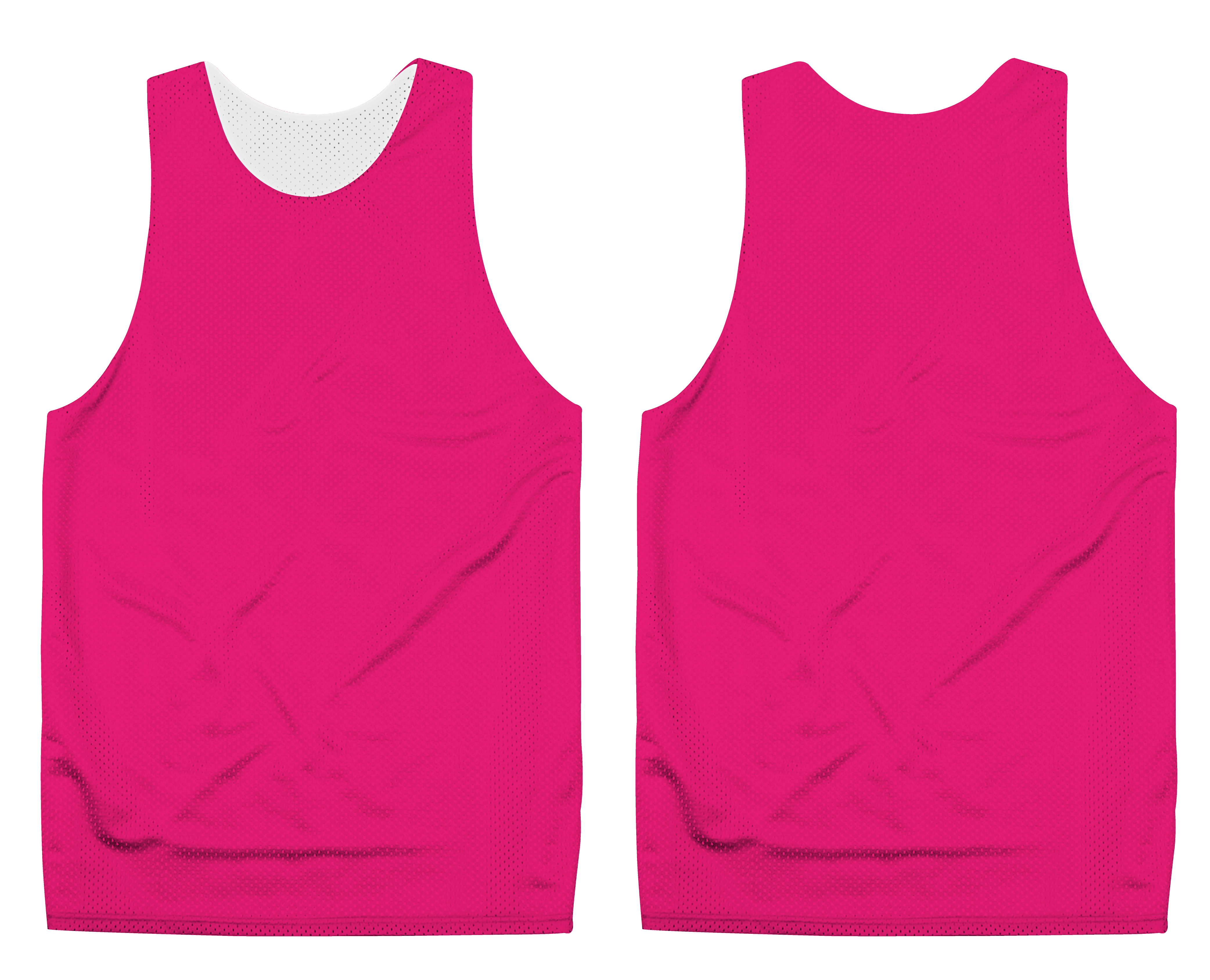 Custom pinnies adult youth unisex pink - Pinnies