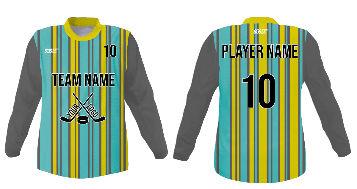 Custom multi stripe adult youth unisex hockey jersey - Jersey
