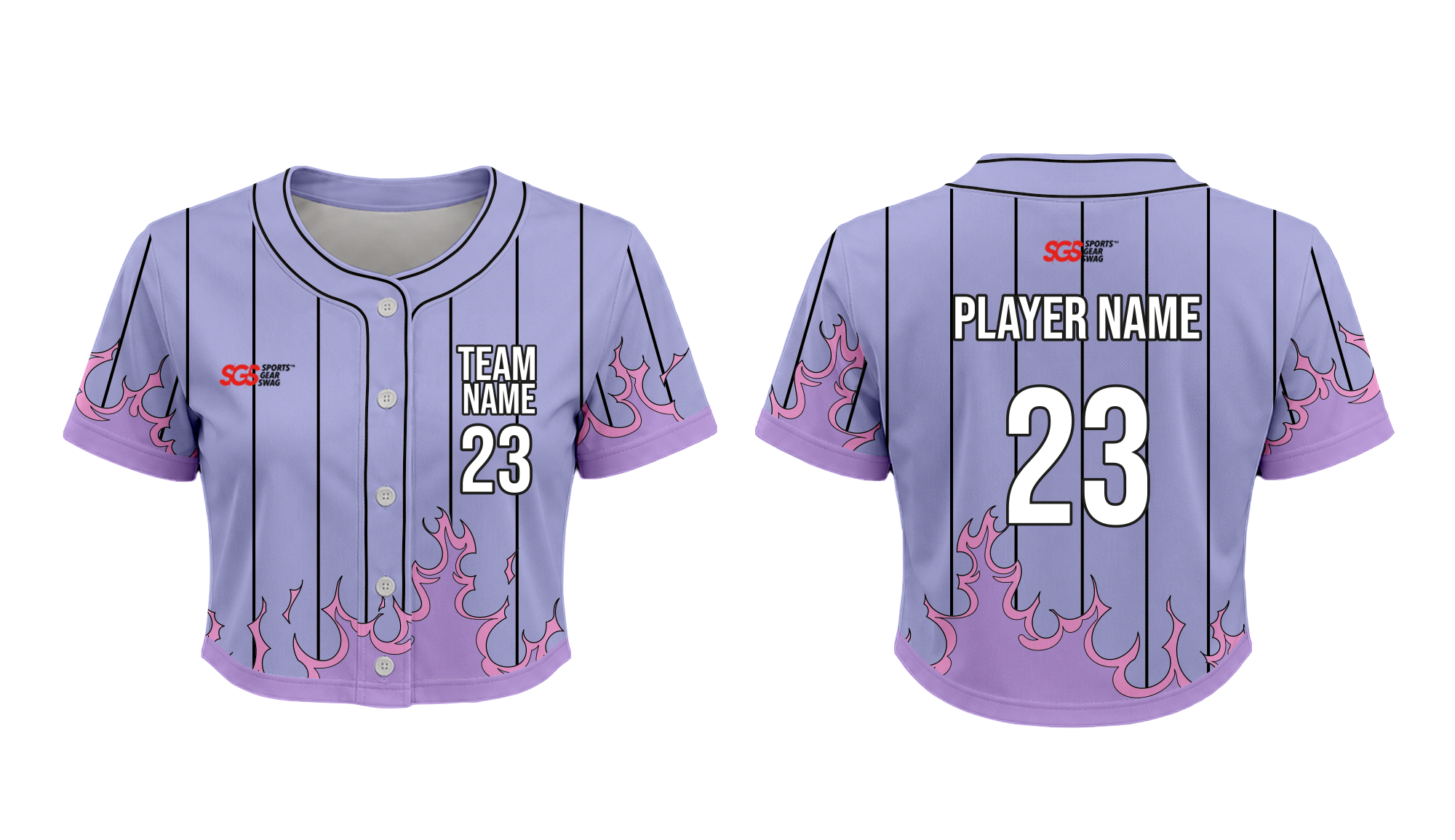 Custom powerhouse cropped adult youth unisex baseball jersey - Cropped-baseball-jerseys