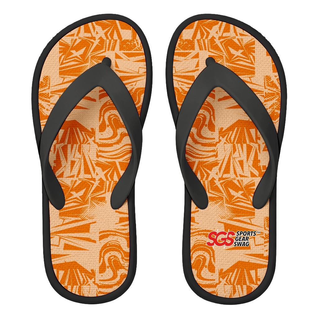 Custom flip flops black slidez - Flip-flops