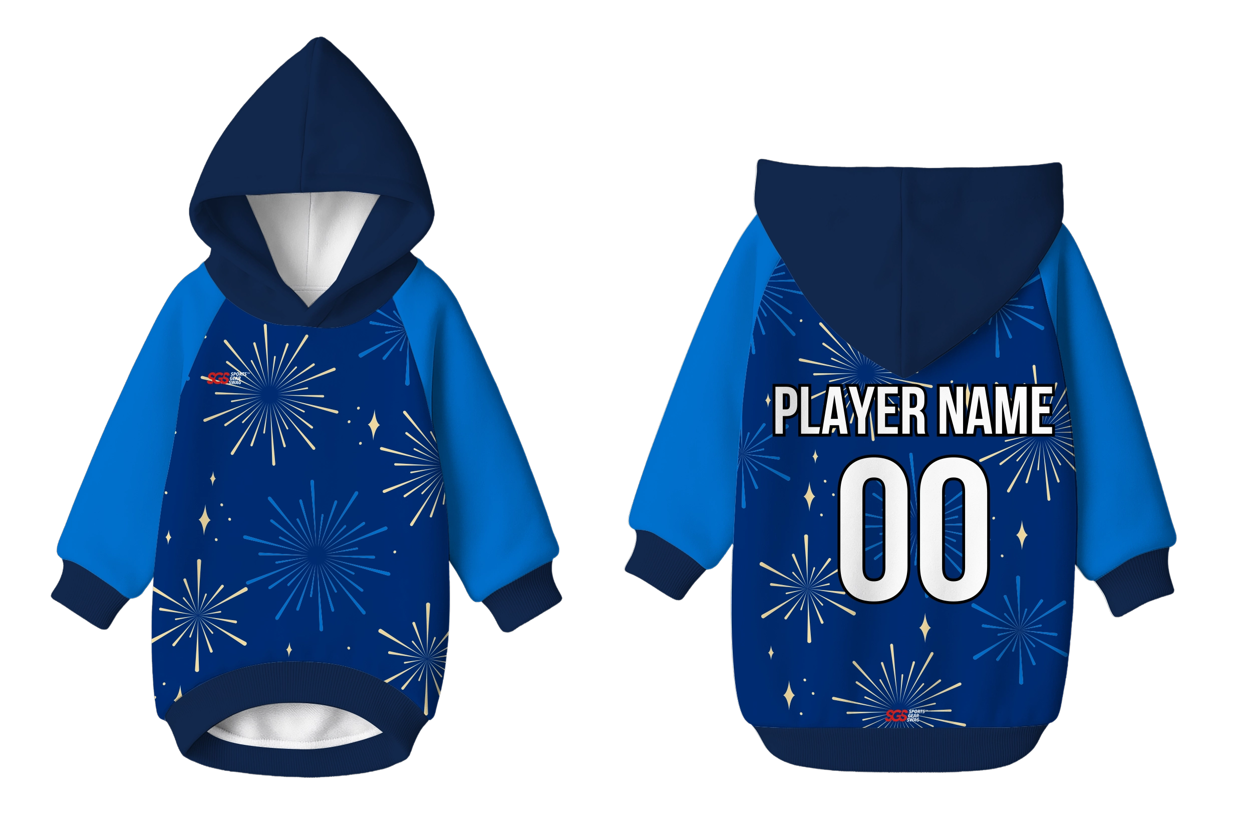 Custom pet holiday hoodie  midnight madness - Pets-hoodie