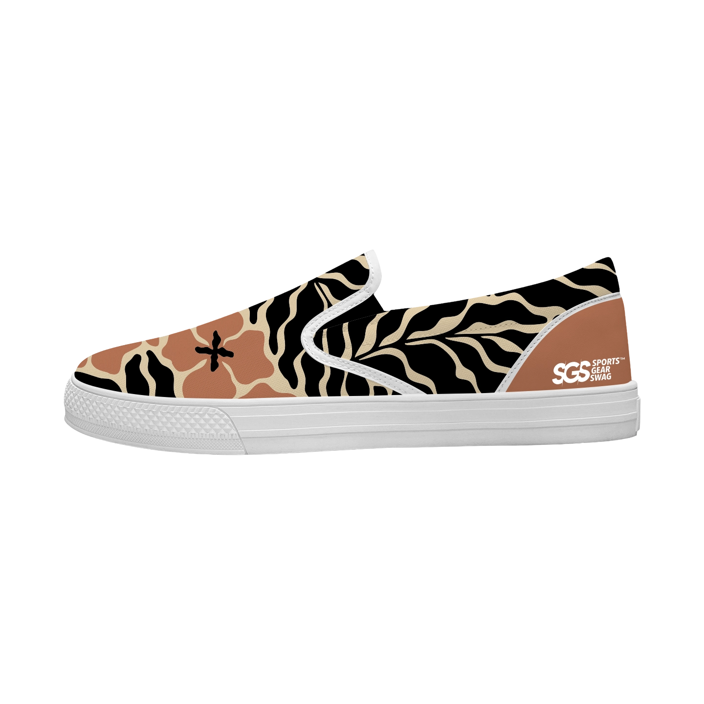 Custom slip on shoes white terra - Slip-on-shoes