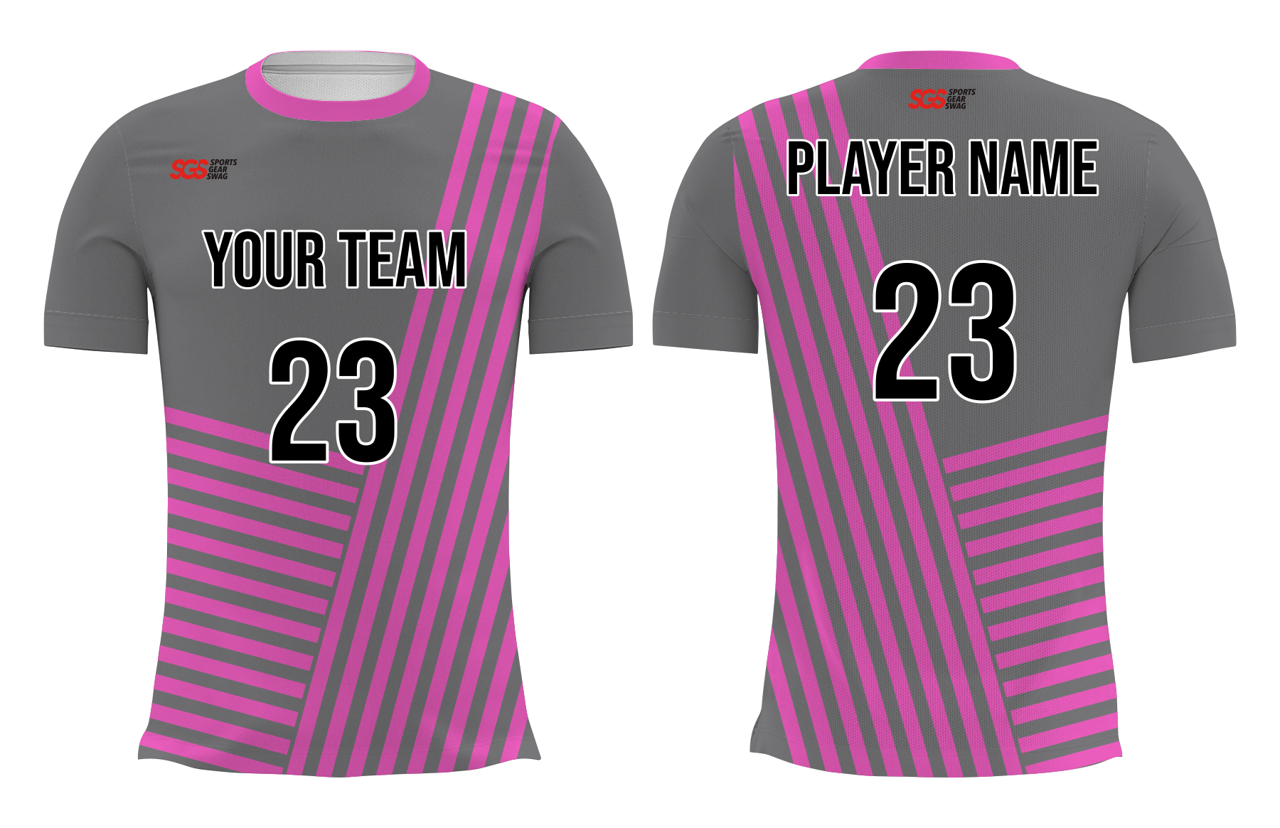 Custom purple stripes adult youth volleyball unisex jersey - Jersey