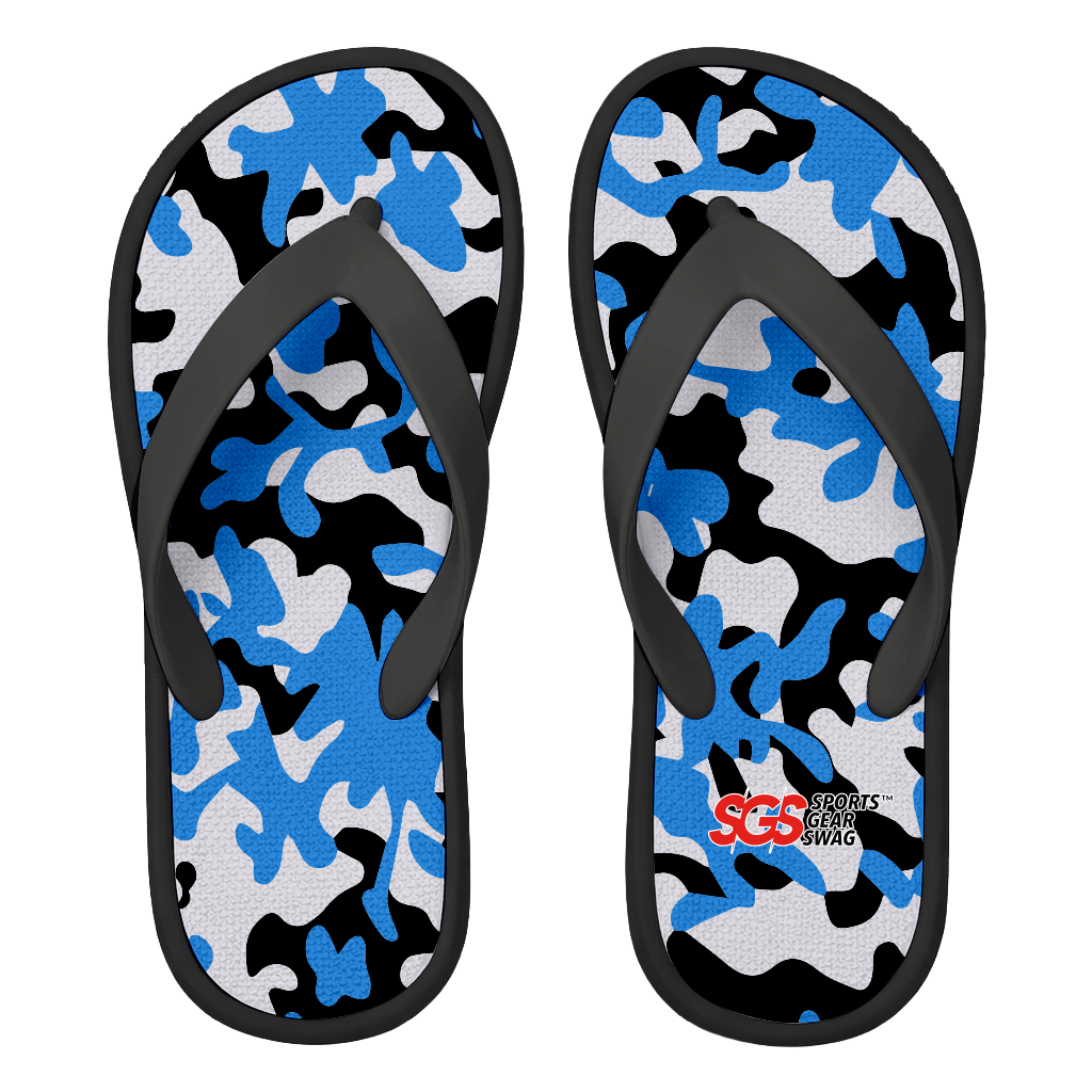 Custom flip flops black chillax - Flip-flops