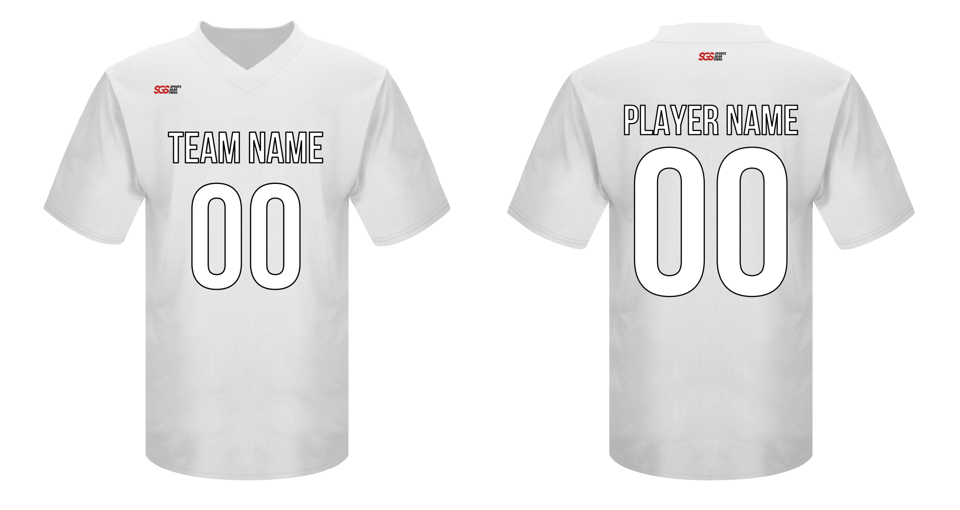 Custom football jersey adult youth unisex solid - Jersey