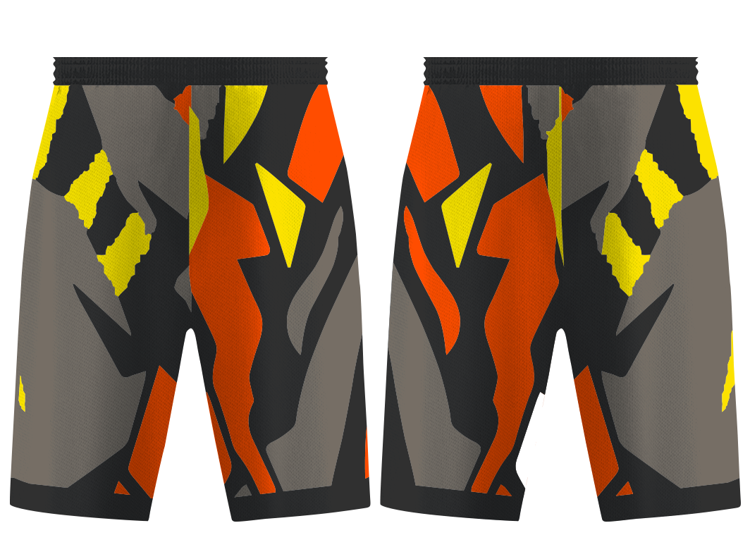 Custom blades abstract adult youth unisex basketball shorts - reversible uniform - Short