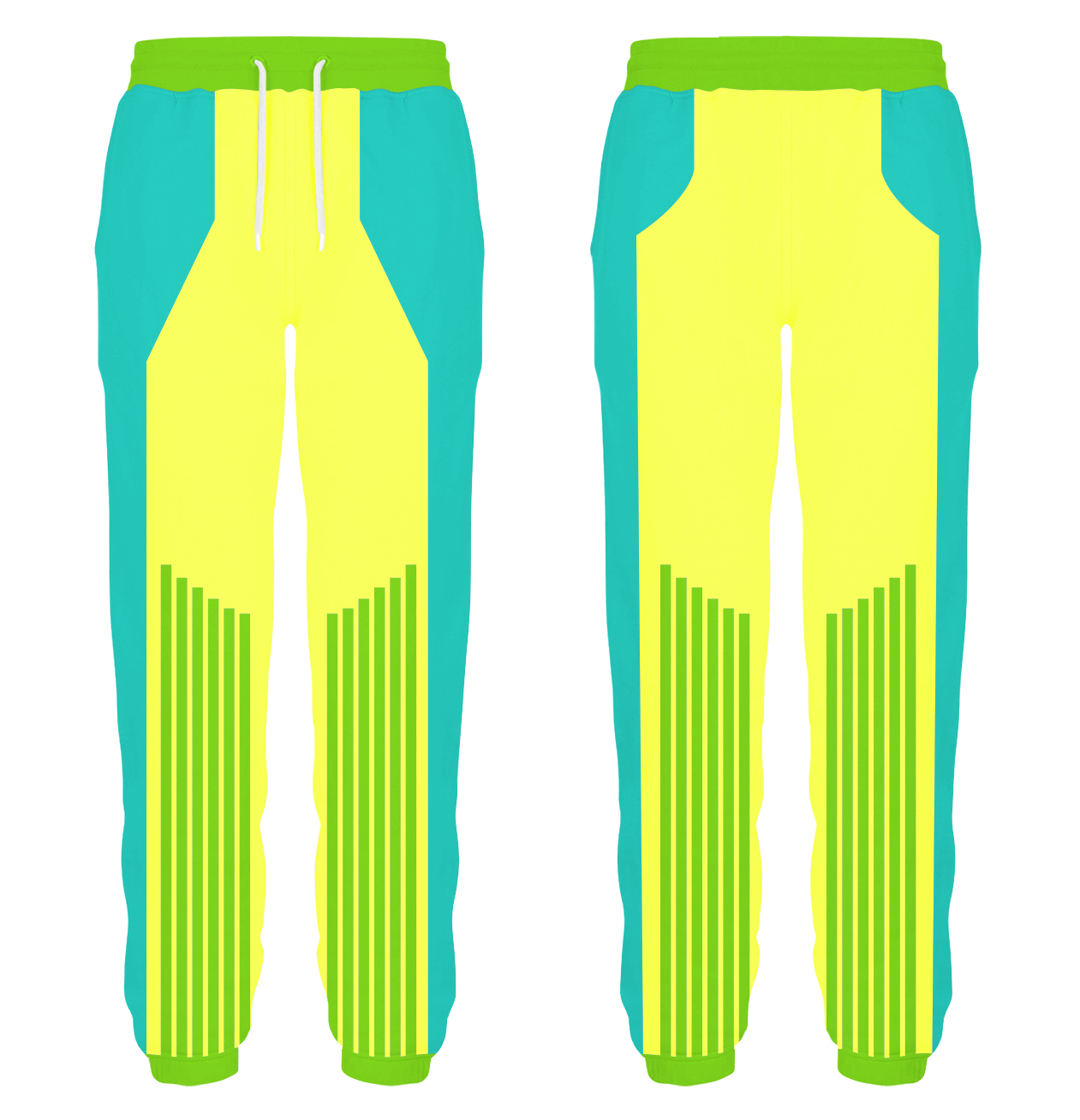 Custom dance joggers adult youth unisex sunset stripes - Dance-joggers