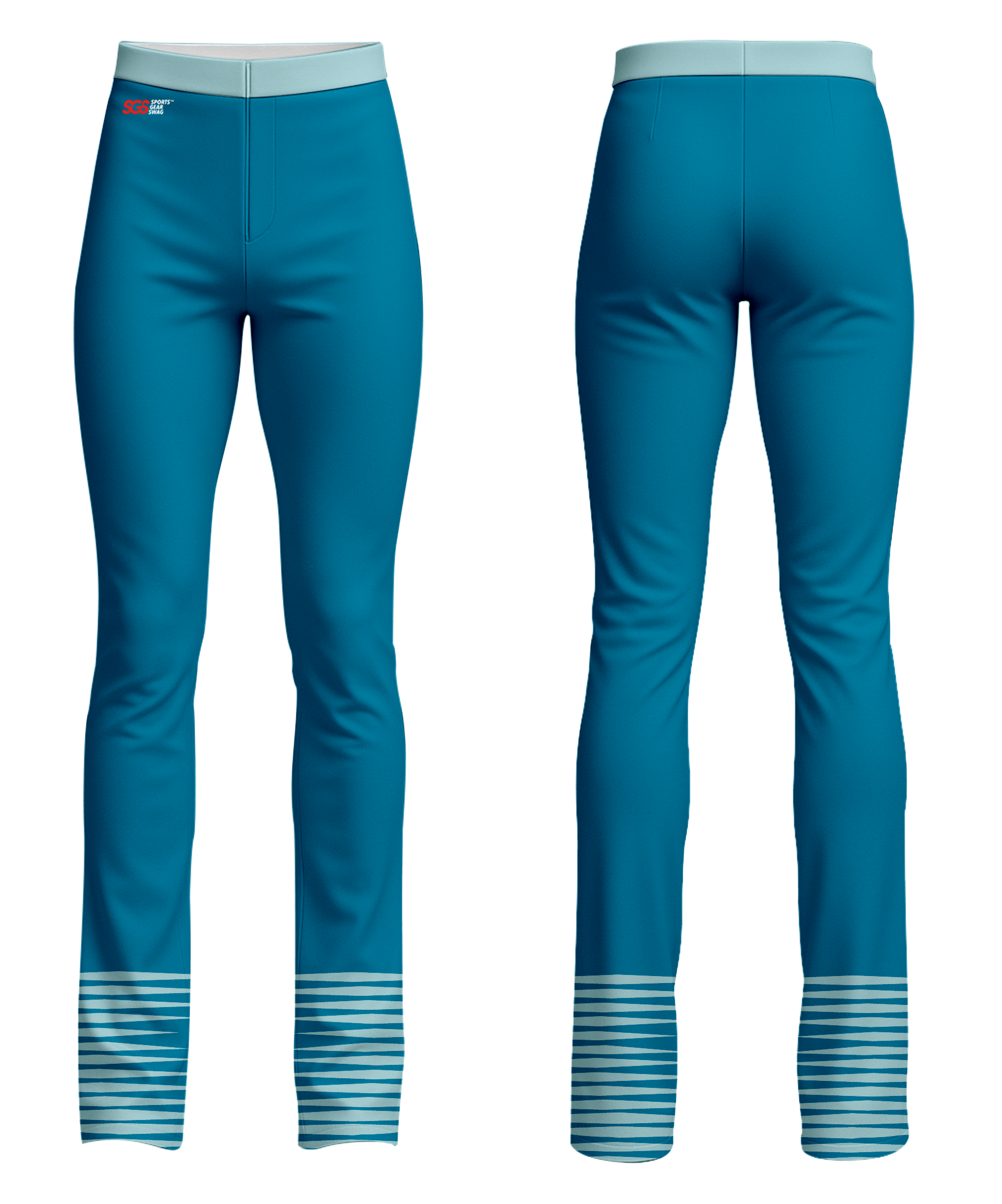 Custom figure skating pants  adult youth unisex ice current - Figure-skating-pants