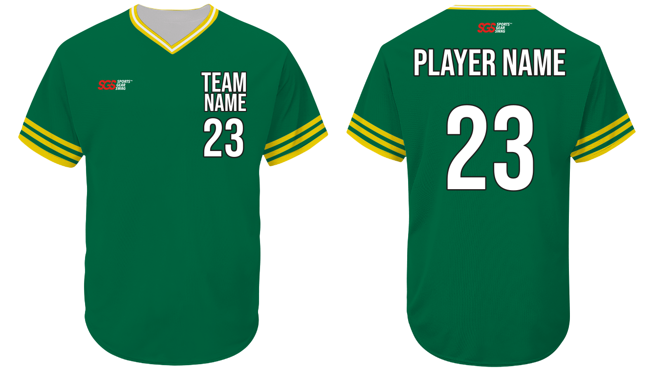 Custom arms stripes  short sleeve adult youth unisex baseball jersey - Jersey