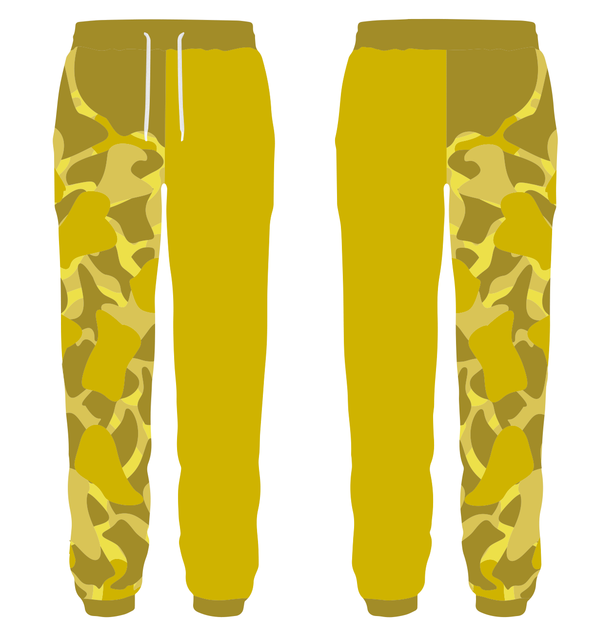 Custom one side camo adult youth unisex sweatpants - Sweatpant