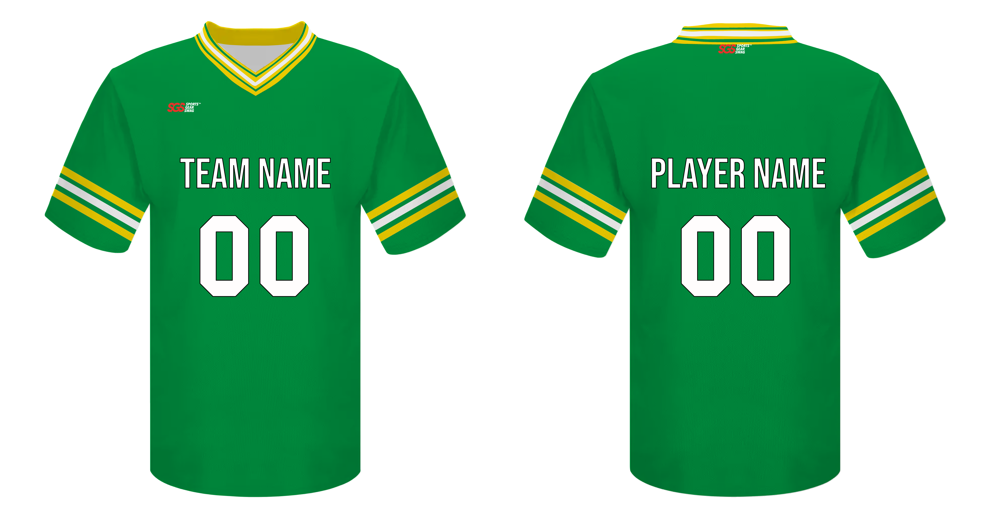 Custom elegant stripes  adult youth unisex football jersey - Jersey