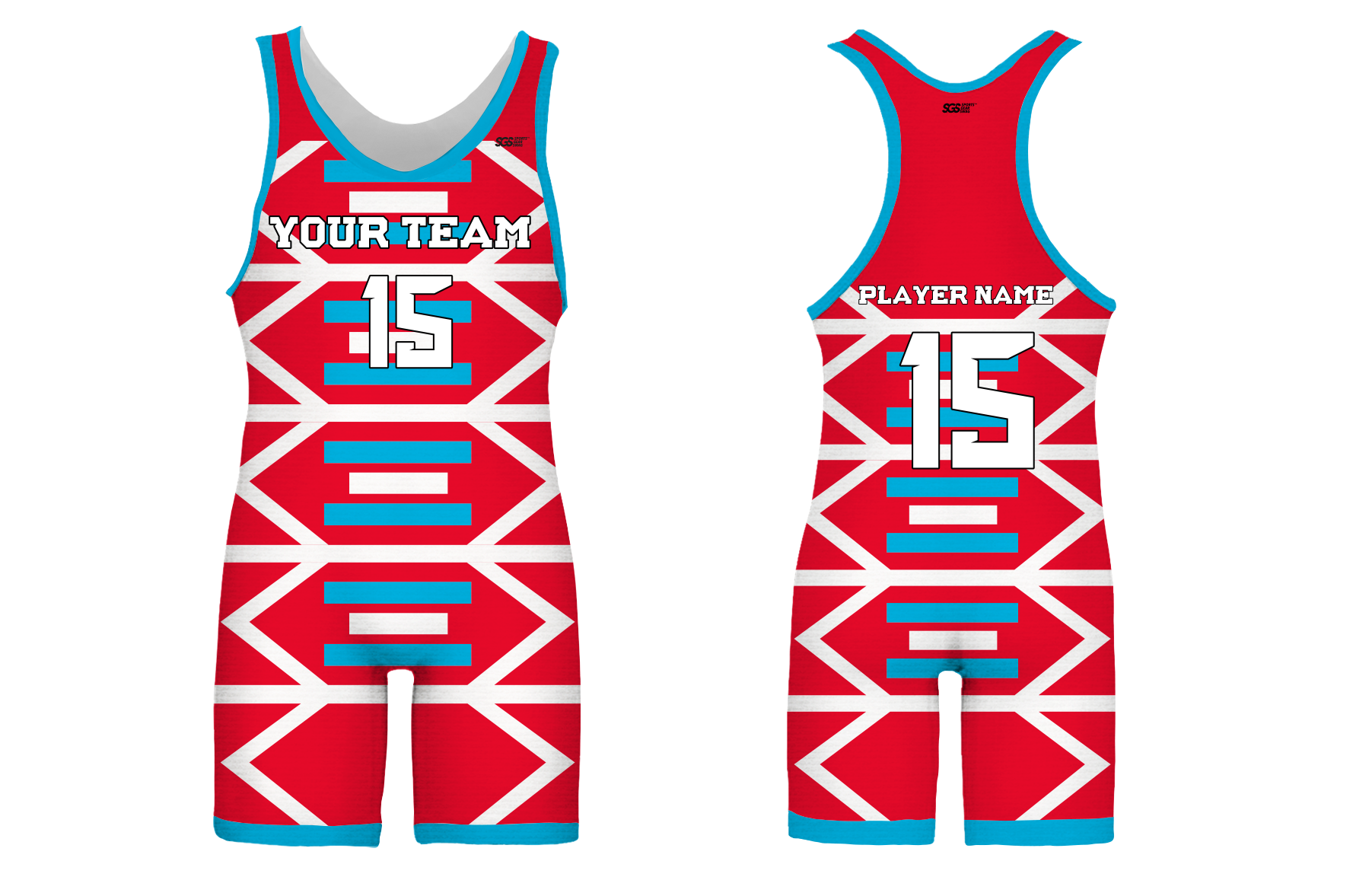 Custom adult youth unisex powerlifting dynamic zigzag - Powerlifting-singlets