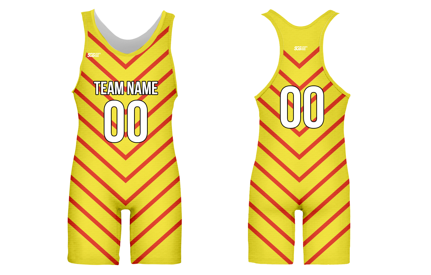 Custom crimson comet stripes youth unisex wrestling singlets - Wrestling-singlets
