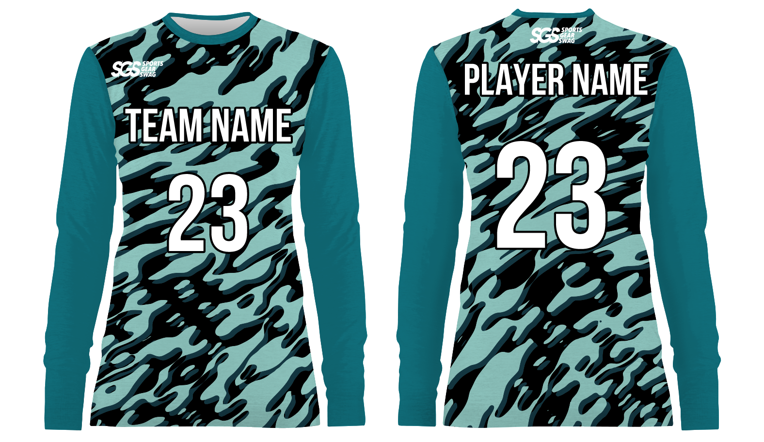 Custom abstract layers adult youth unisex long sleeves soccer jerseys - Jersey
