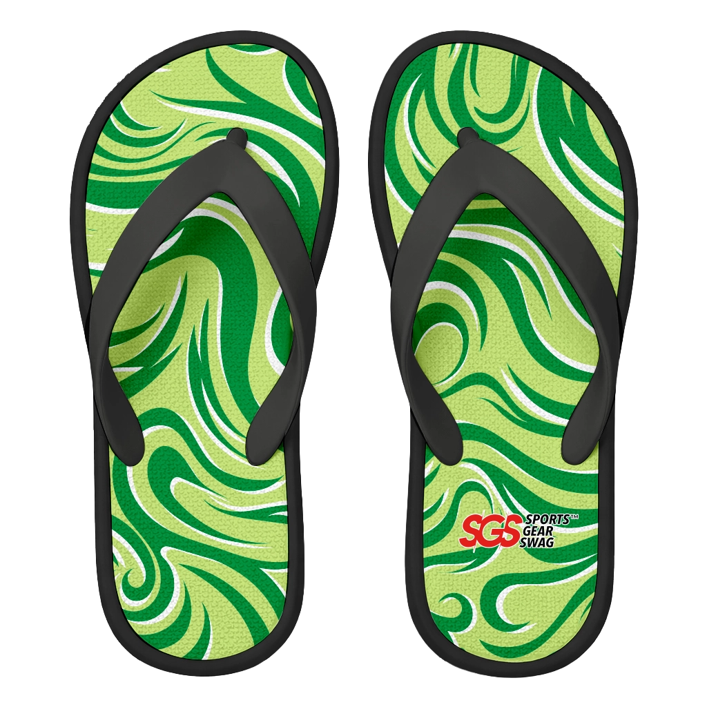 Custom flip flops black flexi - Flip-flops