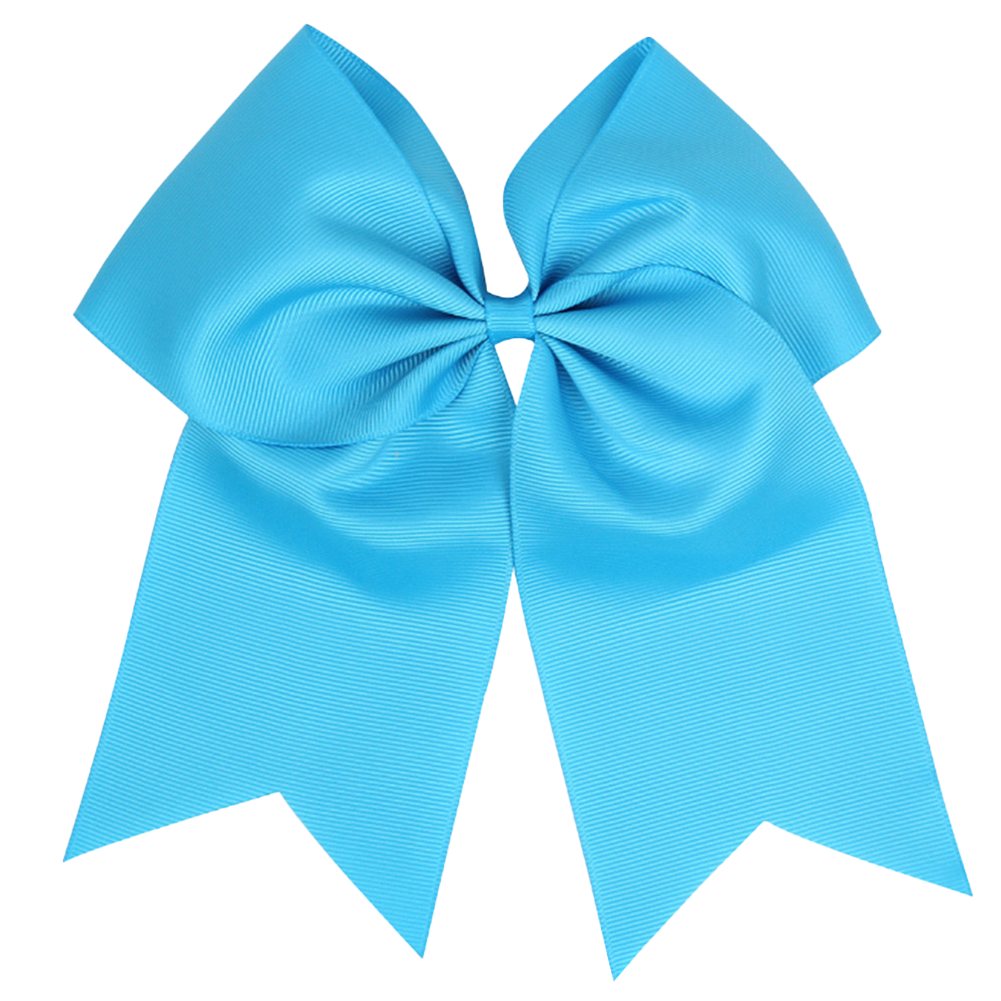 Custom cheerleading bow adult youth aqua pulse - Cheerleading-bows
