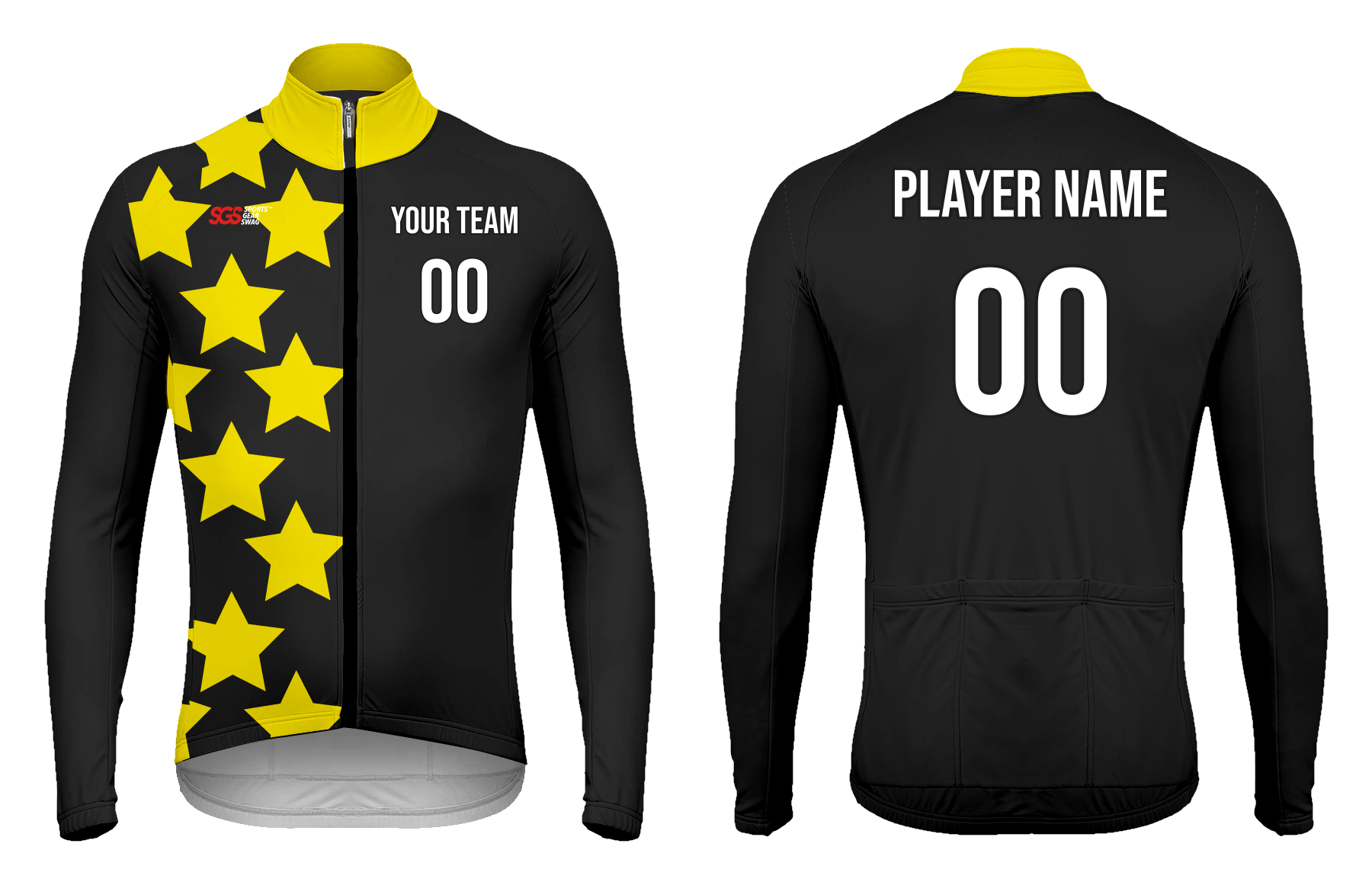 Custom perfect design adult youth unisex cycling long sleeve - Jersey