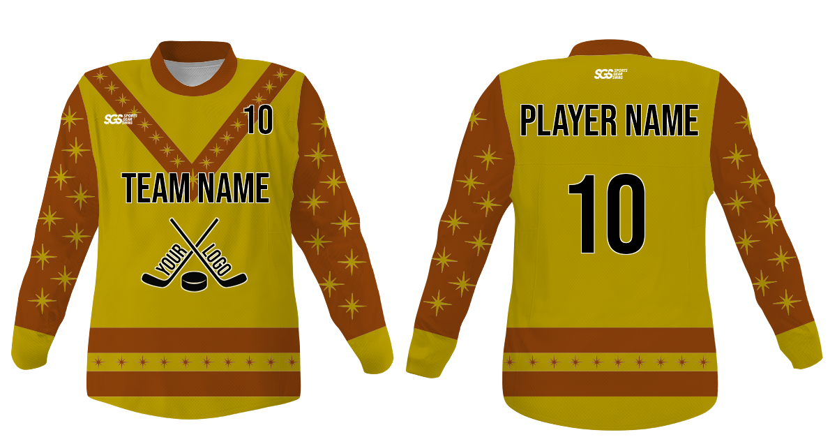 Custom fine star youth unisex hockey jersey - Jersey