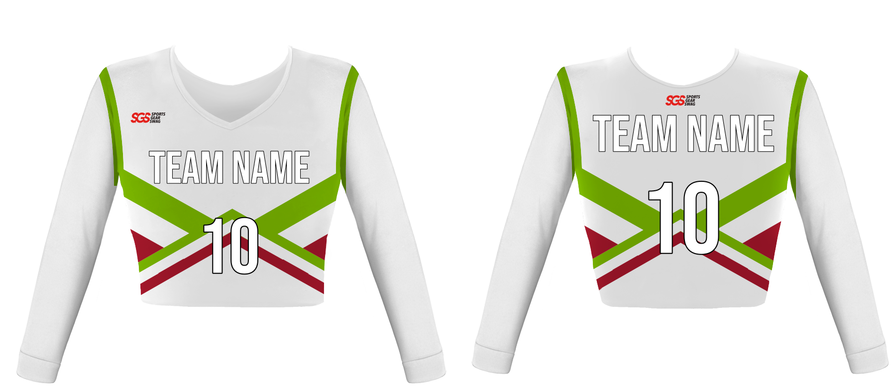 Custom lines and shapes design cheerleading uniform - Jersey