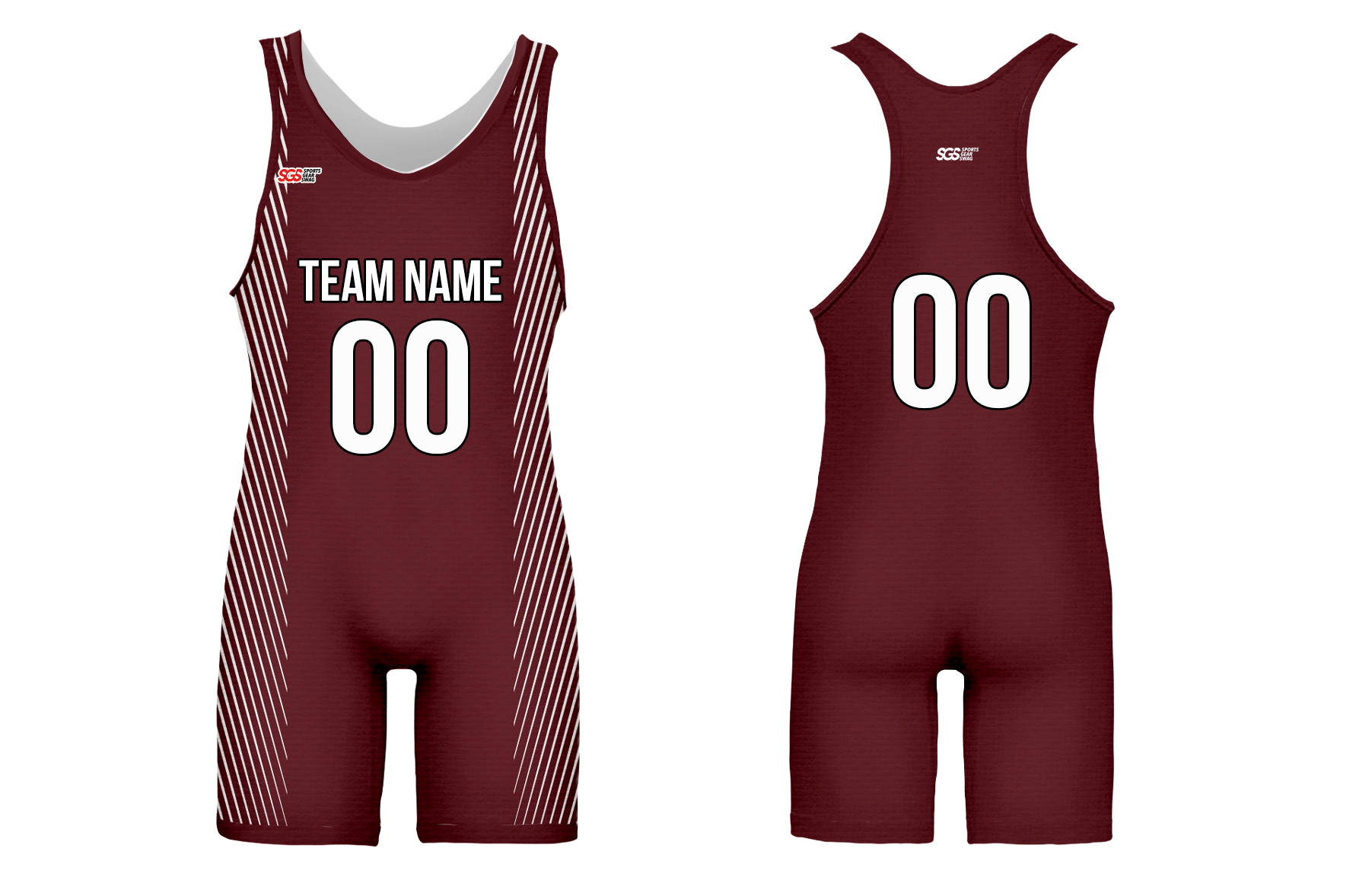 Custom wrestling singlets adult youth unisex modern - Wrestling-singlets