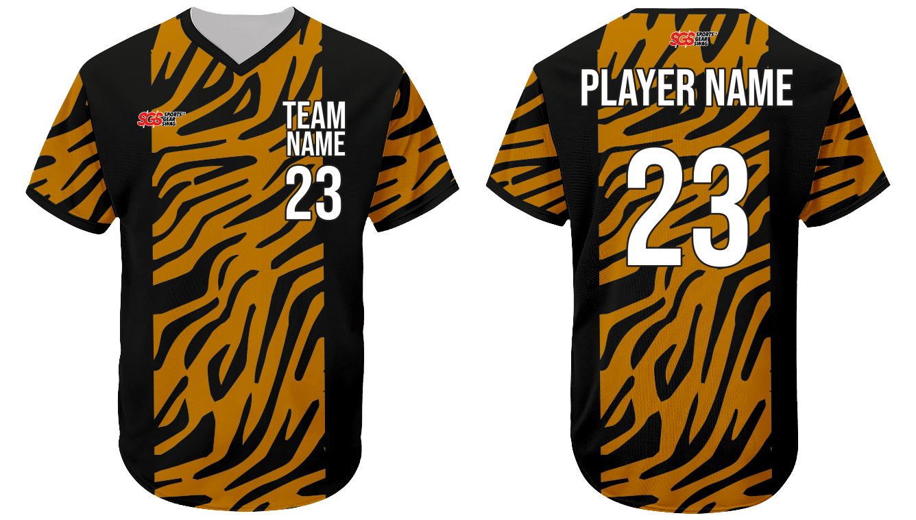 Custom  fantastic no button adult youth unisex baseball jersey - Jersey