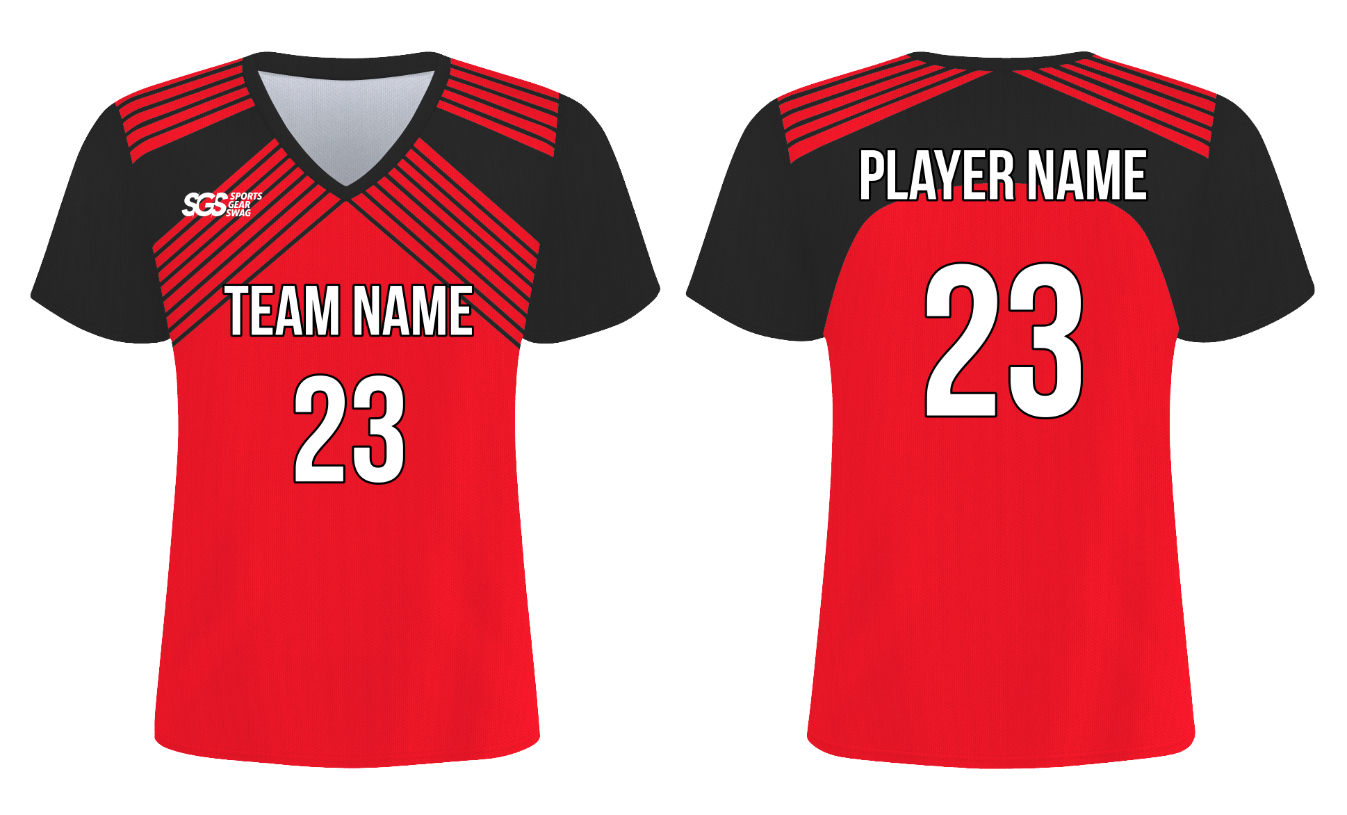Custom simple lines adult youth soccer jersey - Jersey