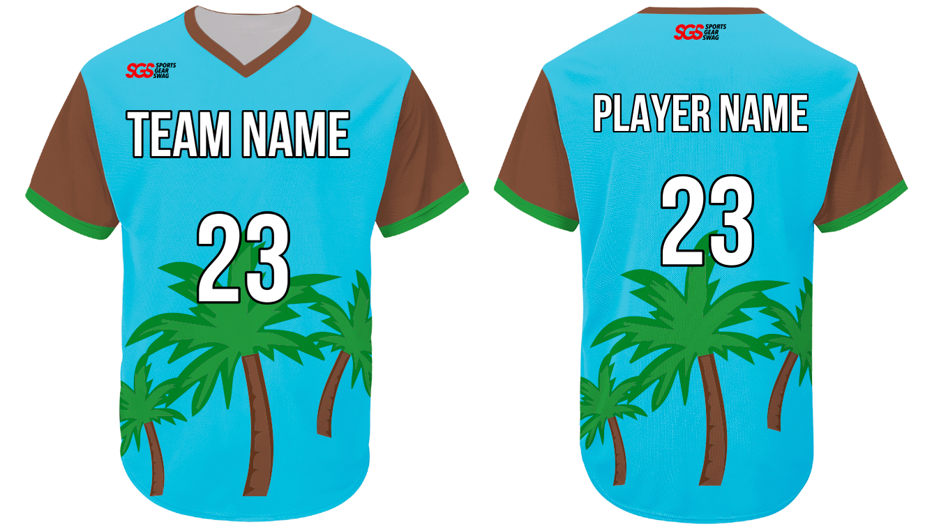 Custom unique no button adult youth unisex softball jersey - Jersey