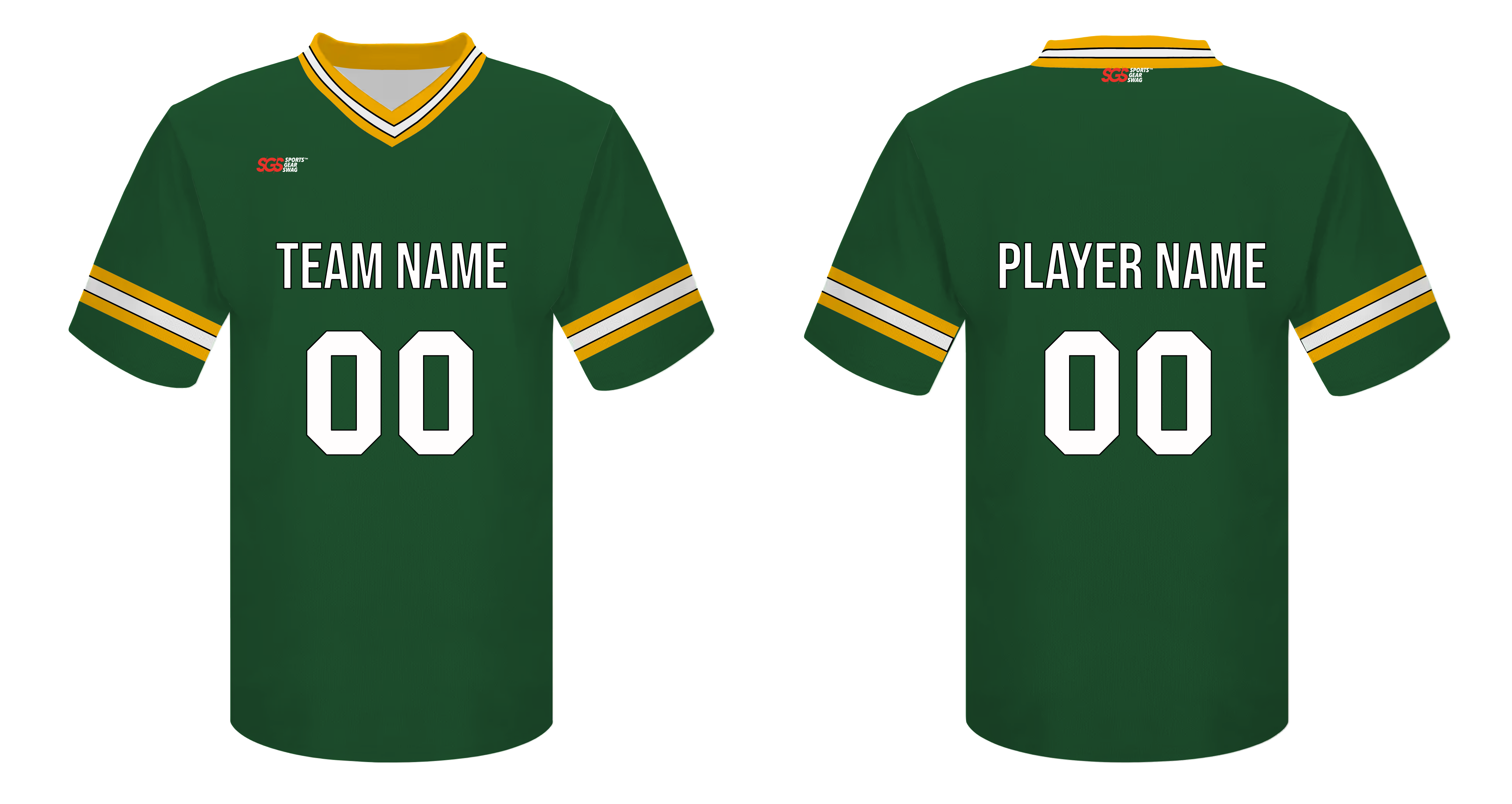 Custom neck arms stripes adult youth unisex football jersey - Jersey