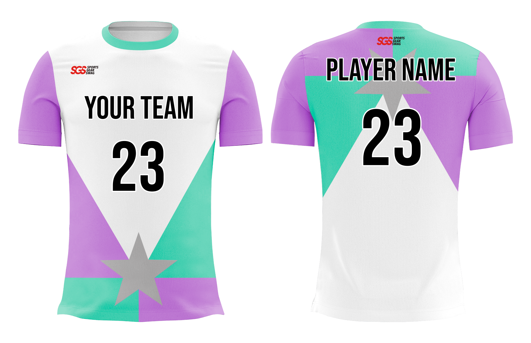 Custom compass stars adult youth volleyball sleeveless jersey - Jersey