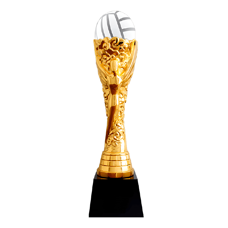 Golden glass trophies awards - Trophies-awards