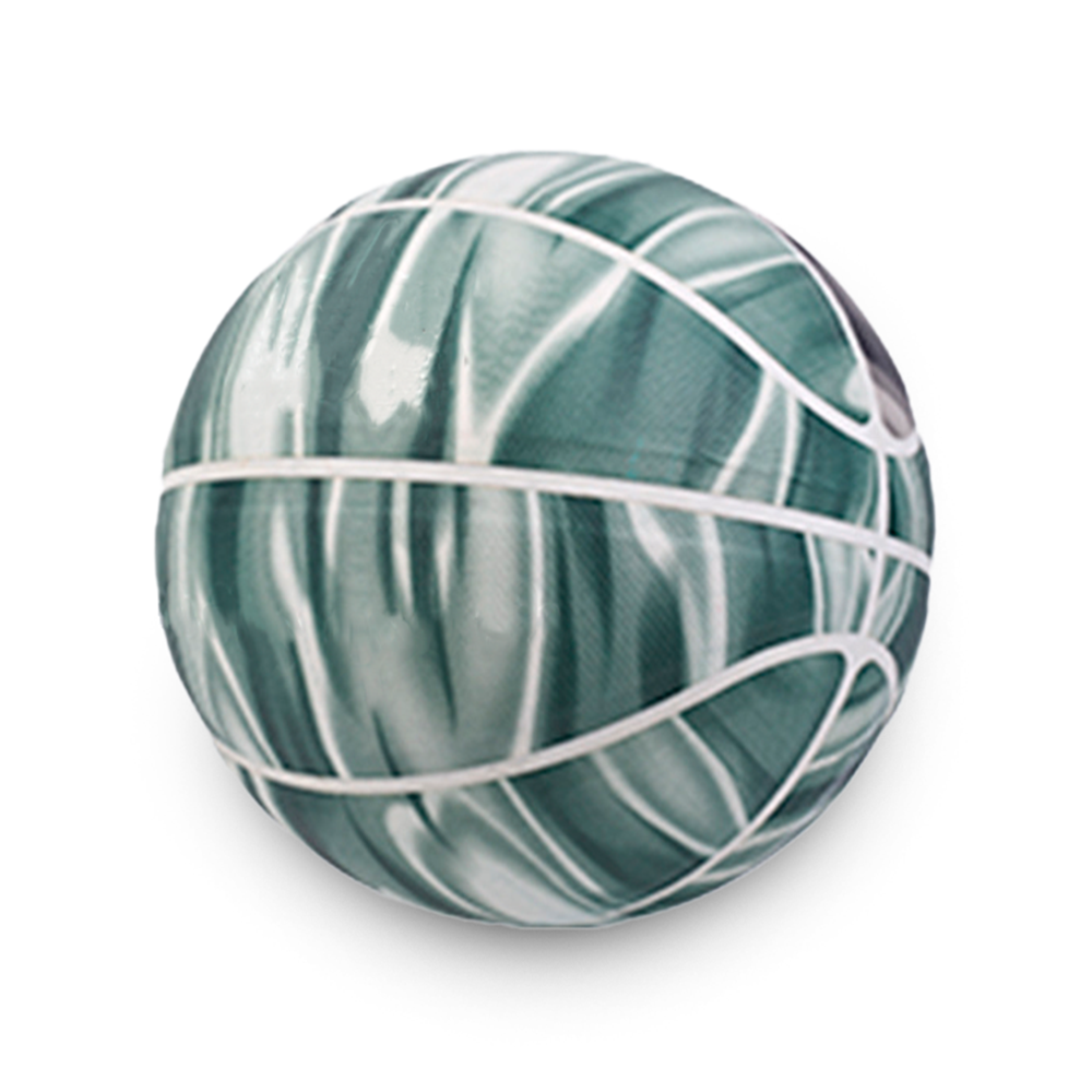 Custom green & white shades basketballs - Basketballs