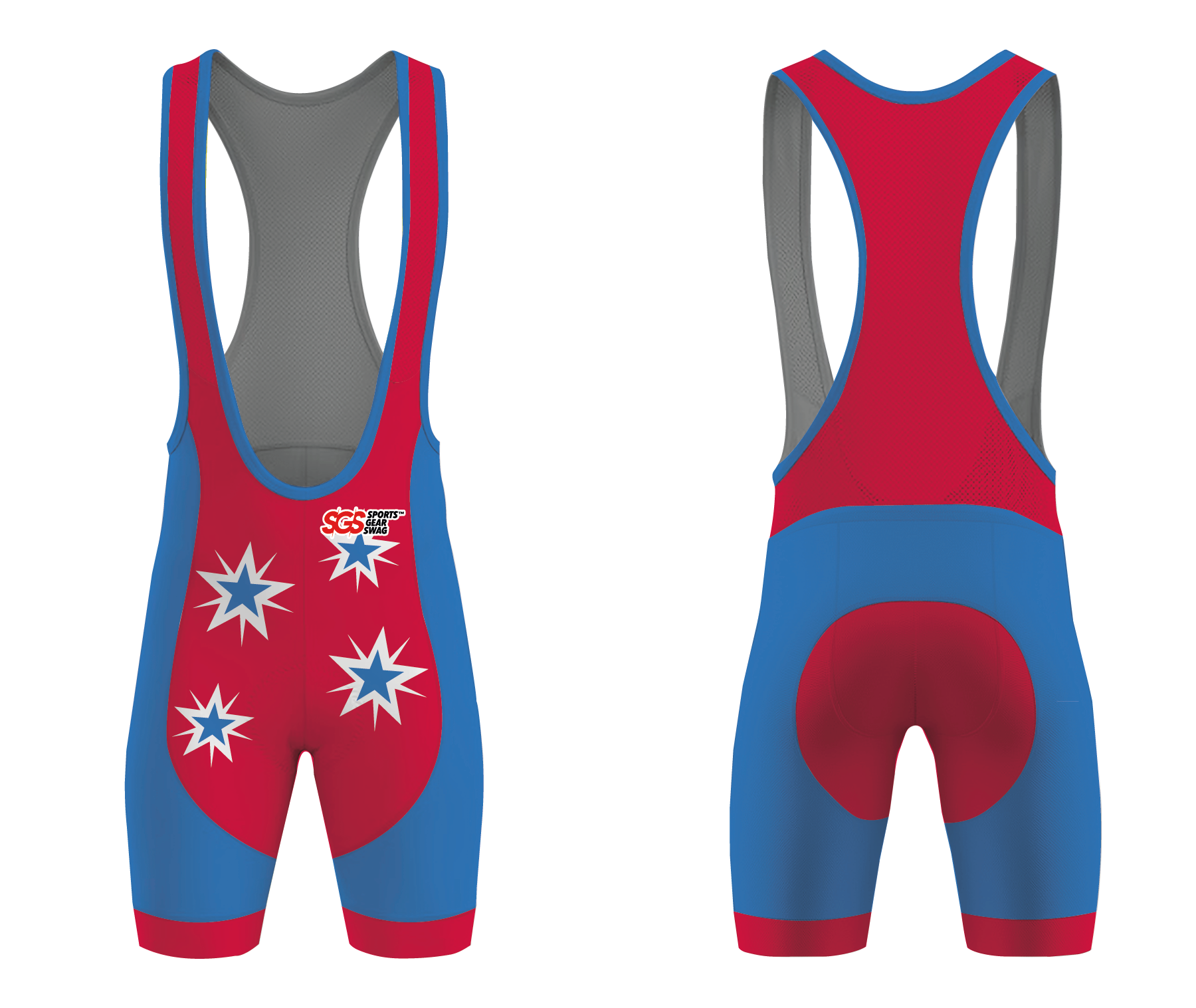 Custom starfit adult youth unisex cycling bib - Cycling-bibs