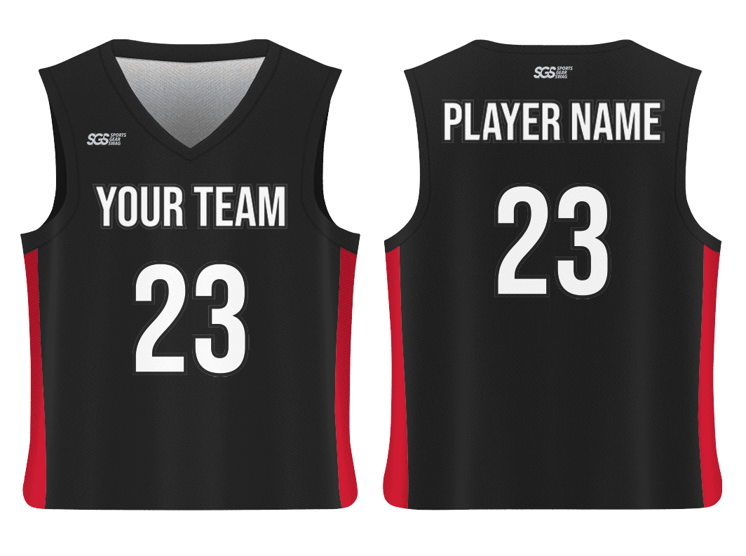 Custom classic side panels solids adult youth unisex basketball jersey - reversible uniform - Jersey