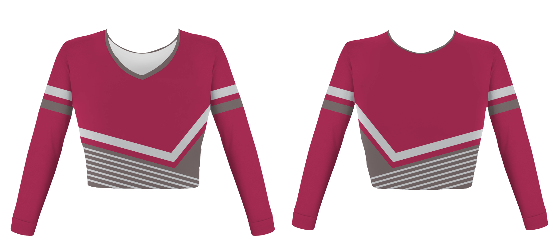 Custom pretty pink lines adult youth unisex cheerleading long sleeve jersey - Jersey