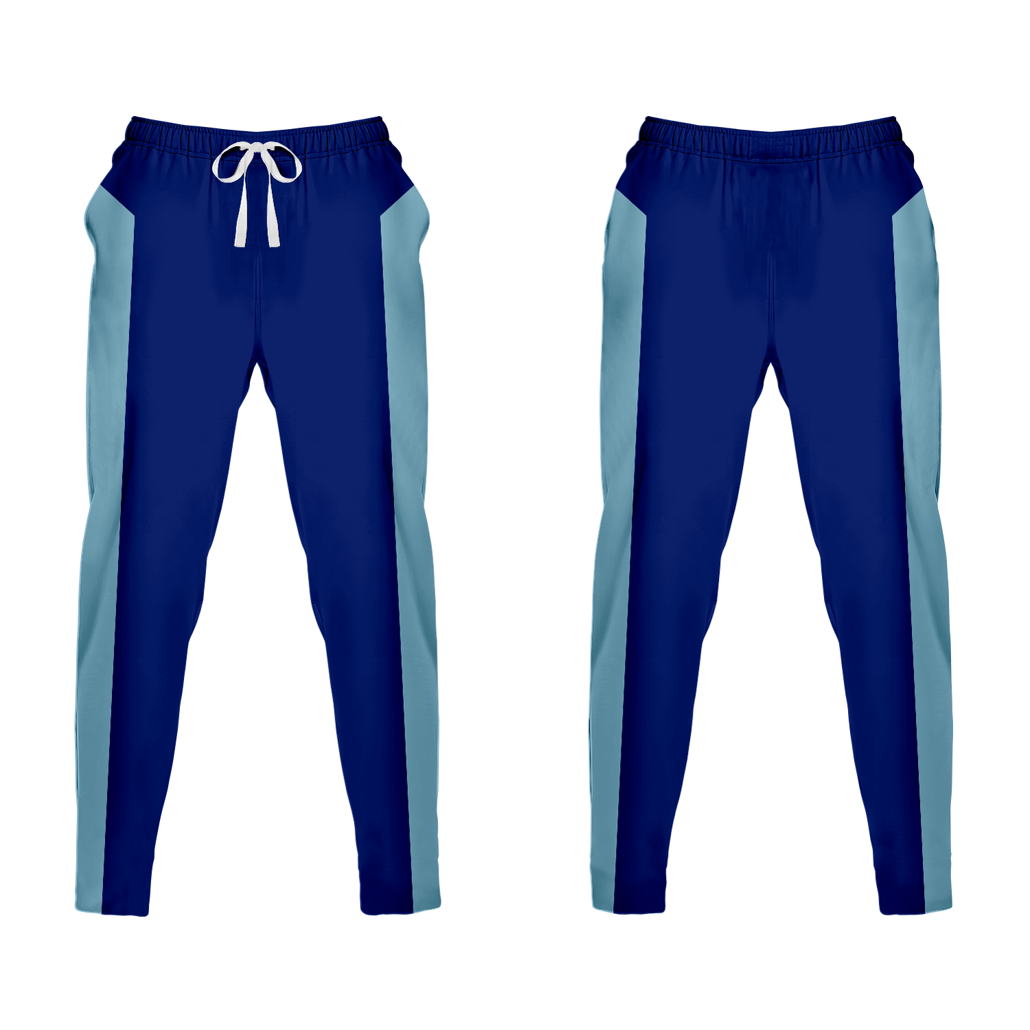 Custom scrubs loose fit bottom tranquil depths - Scrub-pants