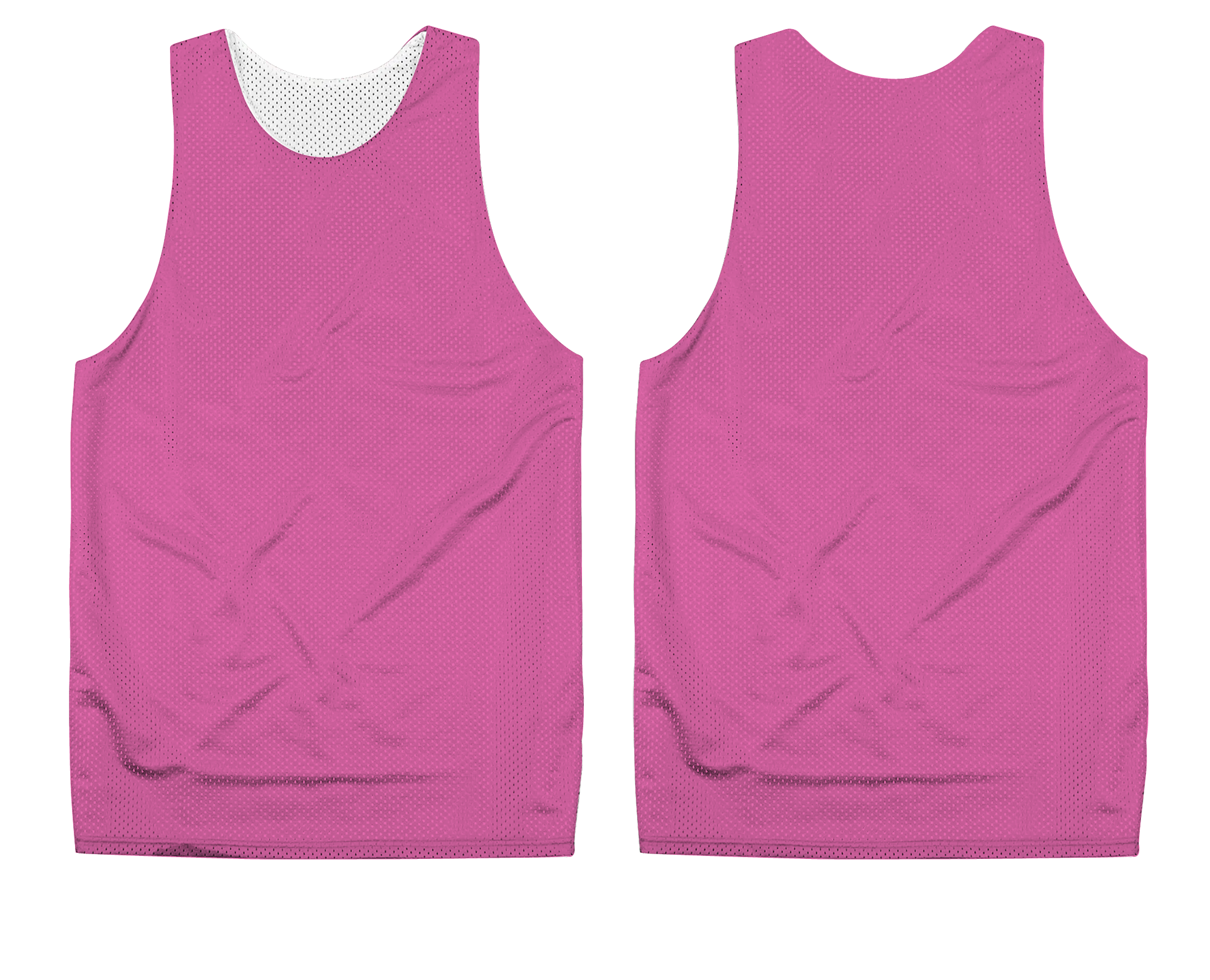Custom light pink adult youth unisex pinnies - Pinnies