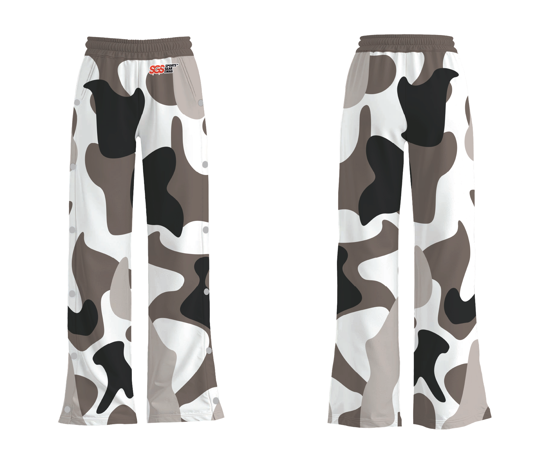 Custom breakaway wide leg pants adult youth unisex monolith - Wide-leg-pants