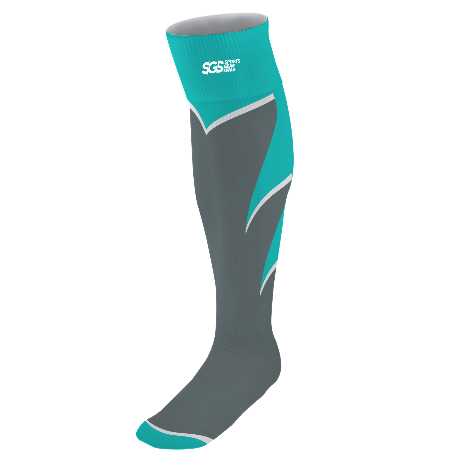 Custom soccer socks adult youth unisex indigo impact - Socks