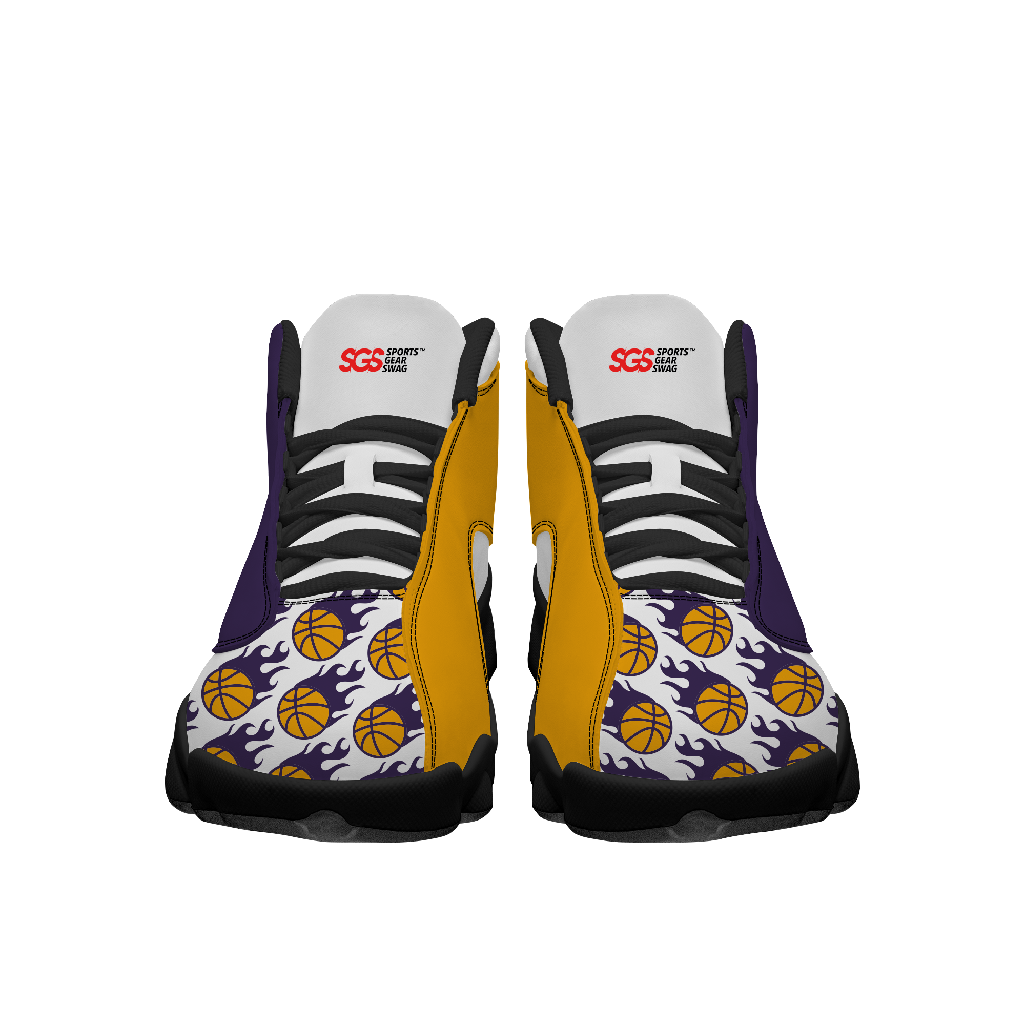 Custom basketball shoes black slam vision - Basketball-shoes